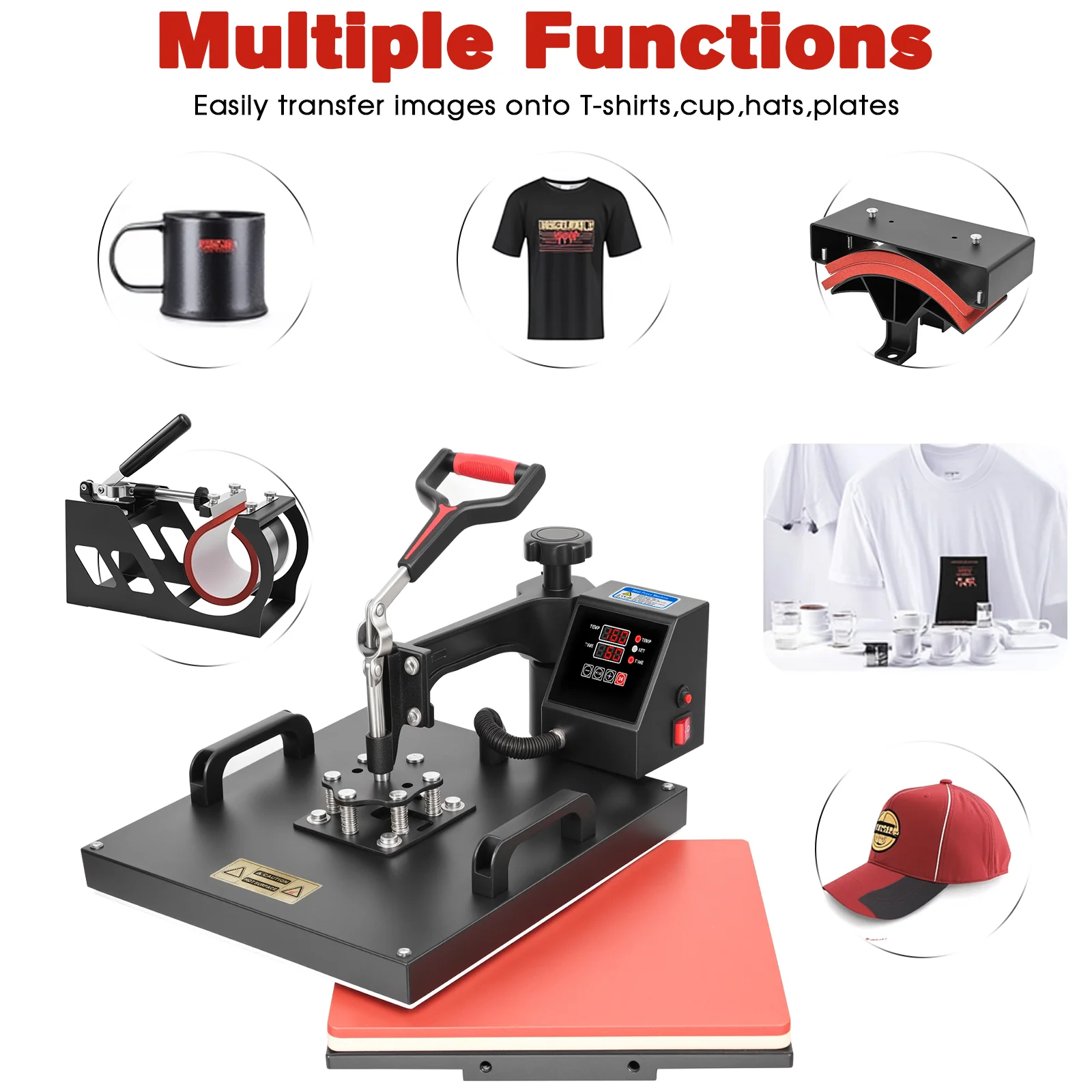 5 in 1 Heat Press Machine Printers