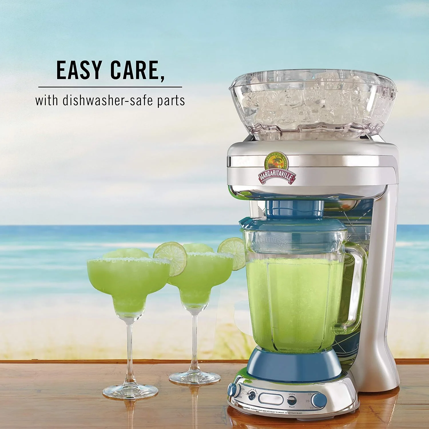 Frozen Concoction Maker with Easy Pour Jar and XL Ice Reservoir