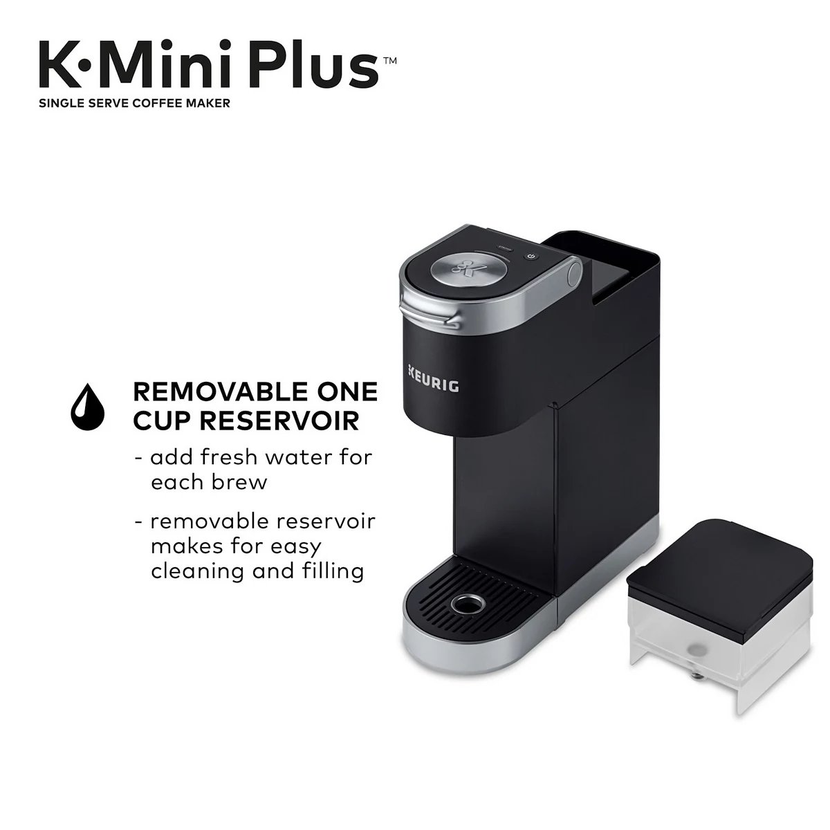 K-Mini Plus Single-Serve K-Cup Pod Coffee Maker
