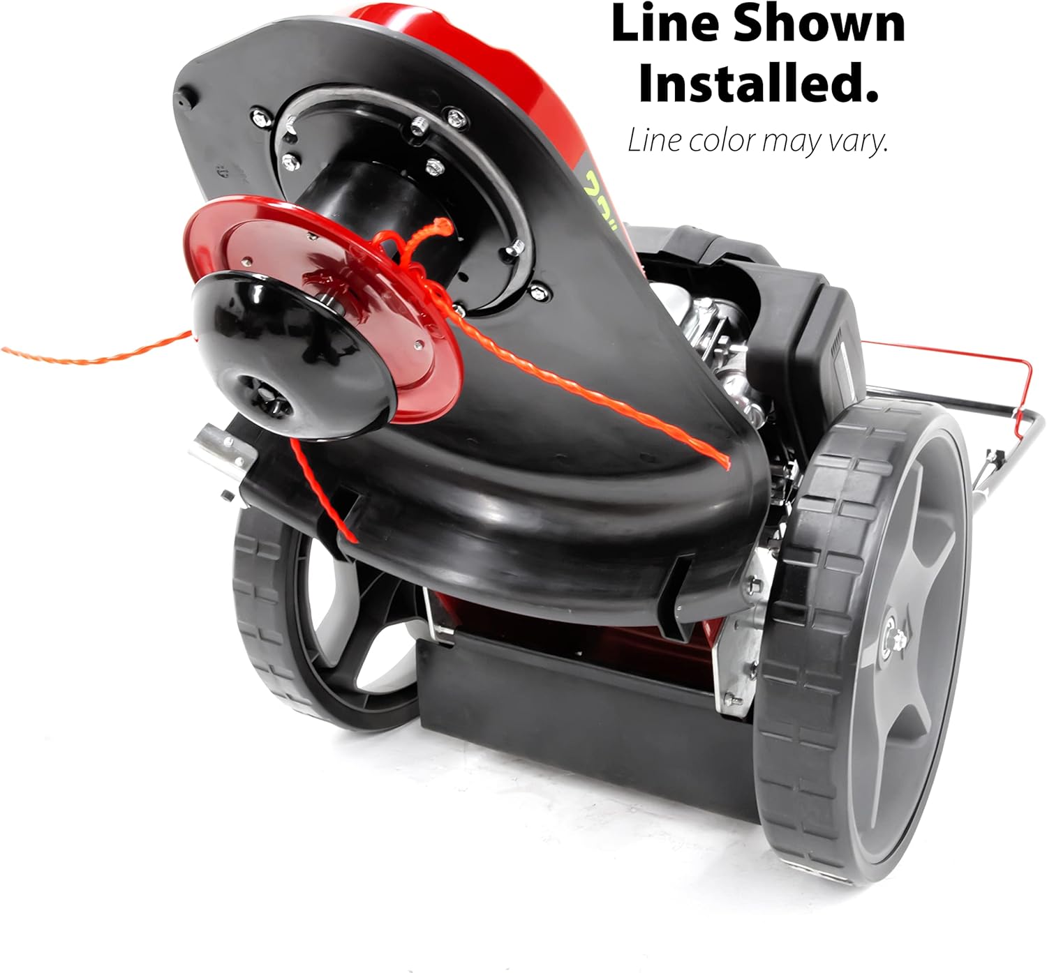 Walk Behind String Mower With 160cc Viper 4-Cycle Engine, 22 ?Cutting Diameter, 14 ?Never-Go-Flat Wheels, Easy Assembly, Adjustable Handlebar, Model # 40314