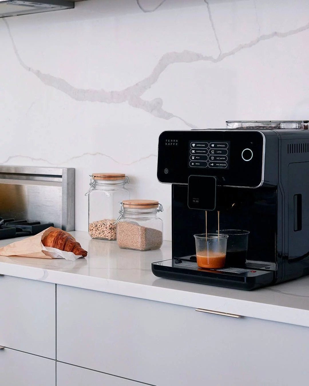 Terra Kaffe TK-01 Espresso Machine �C Black