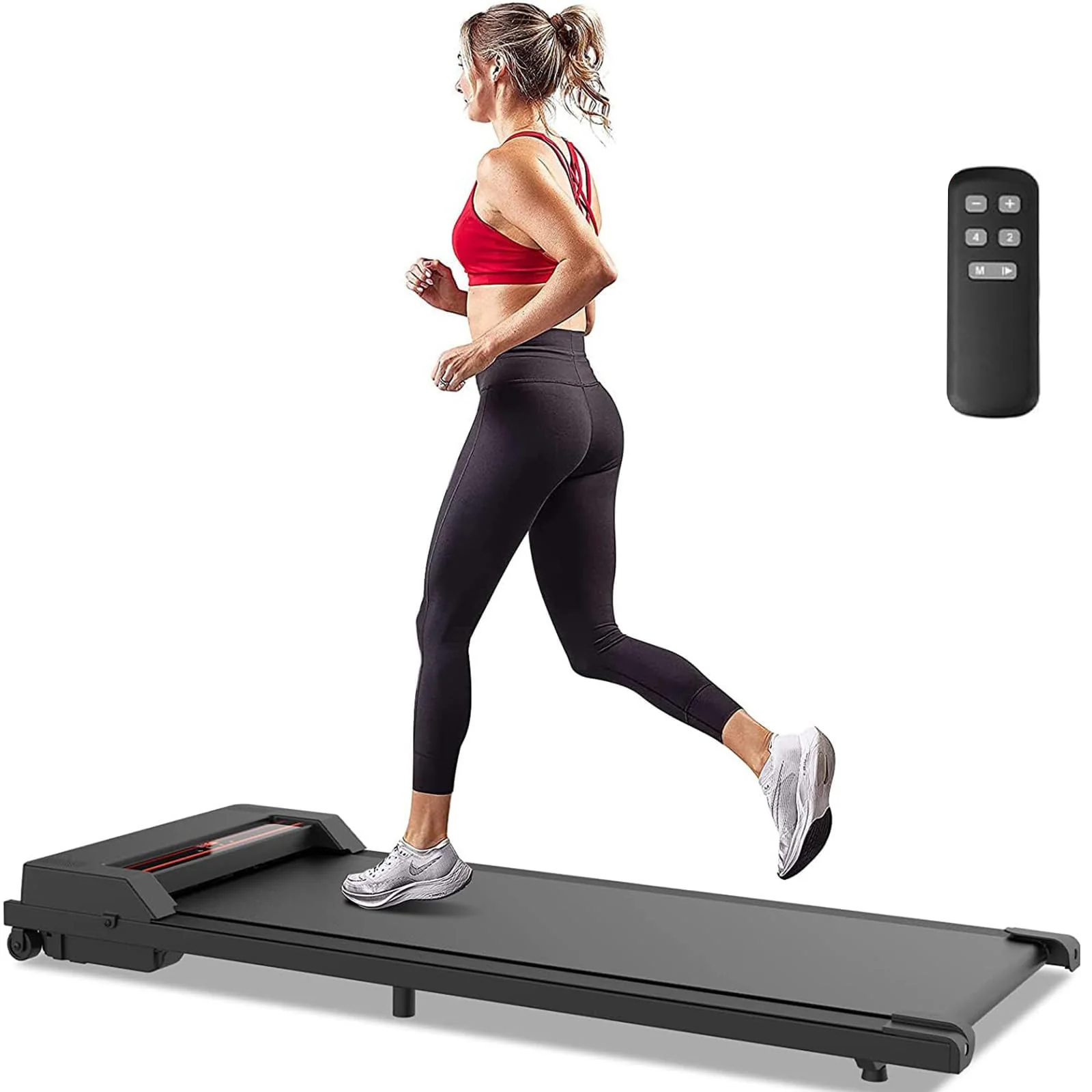 Walking Pad Treadmill Fitness Black