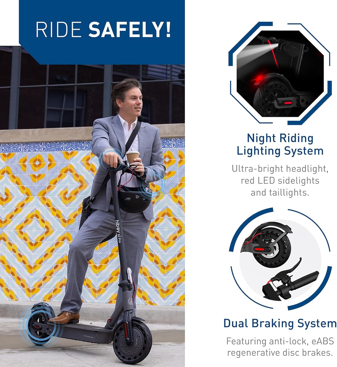 Electric Scooter, 500W Motor, 10