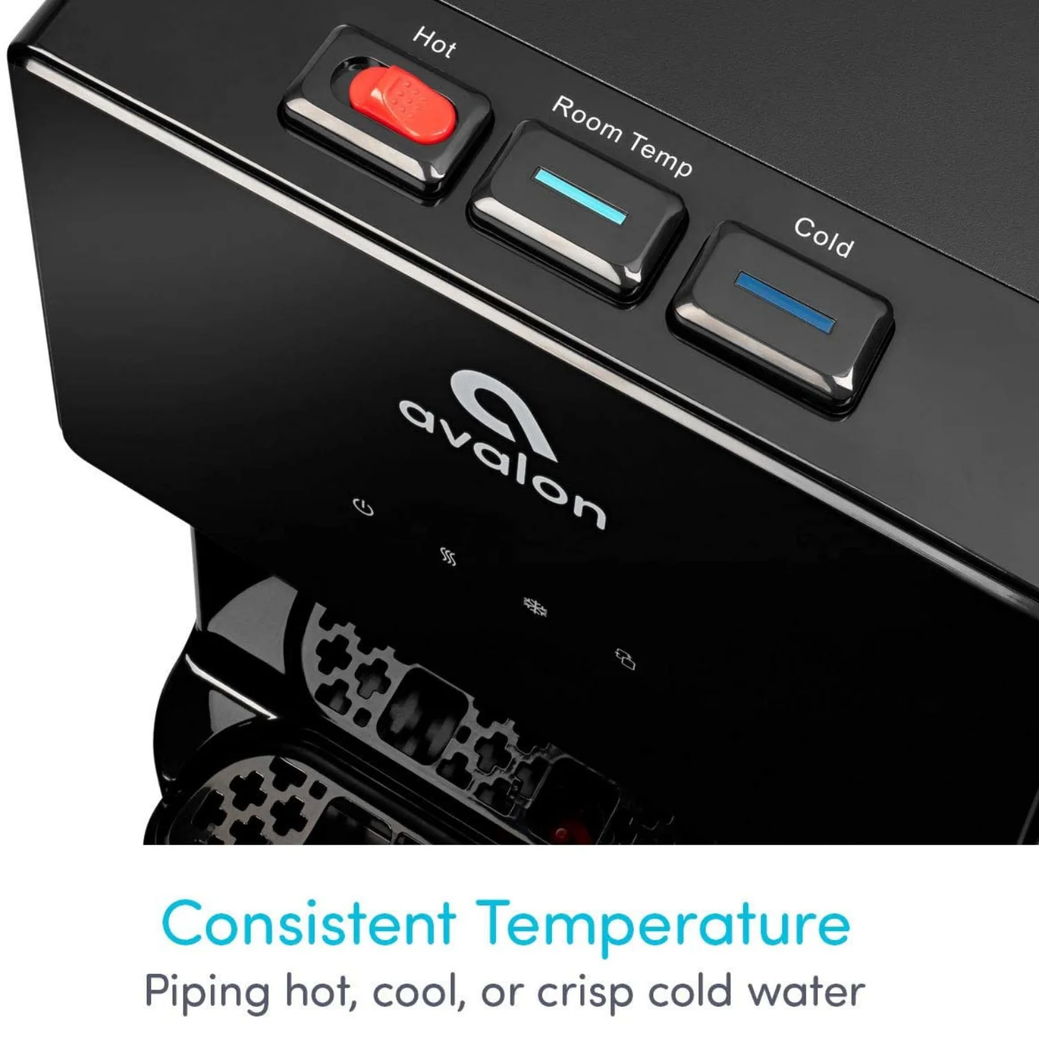 Bottom Loading Water Cooler Water Dispenser With BioGuard, 3 Temperature Settings