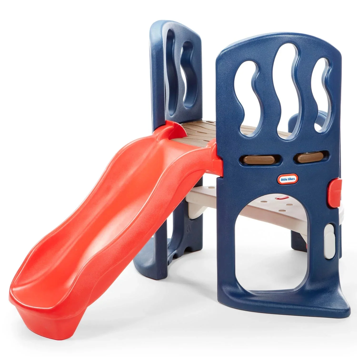 Hide & Slide Climber, Blue & Red - Climbing Toy and Slide for Kids Ages 2 to 6