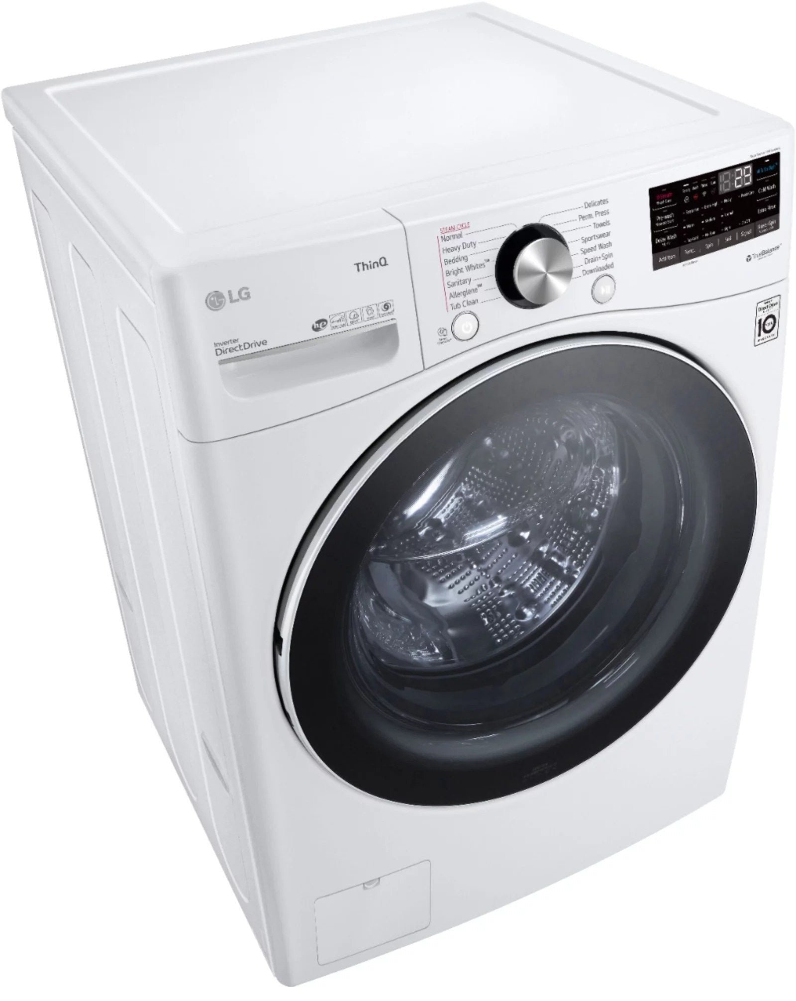 LG �C 5.0 Cu. Ft. High-Efficiency Stackable Smart Front Load Washer with Steam and Built-In Intelligence �C White