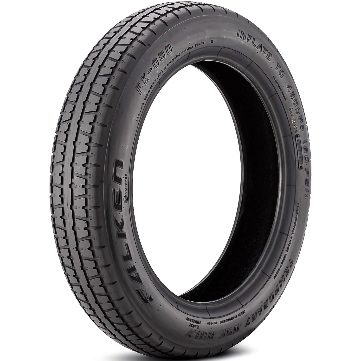 FK-090 T125/70D17 98M Temporary Spare Tire �C Compact Emergency Replacement Tire