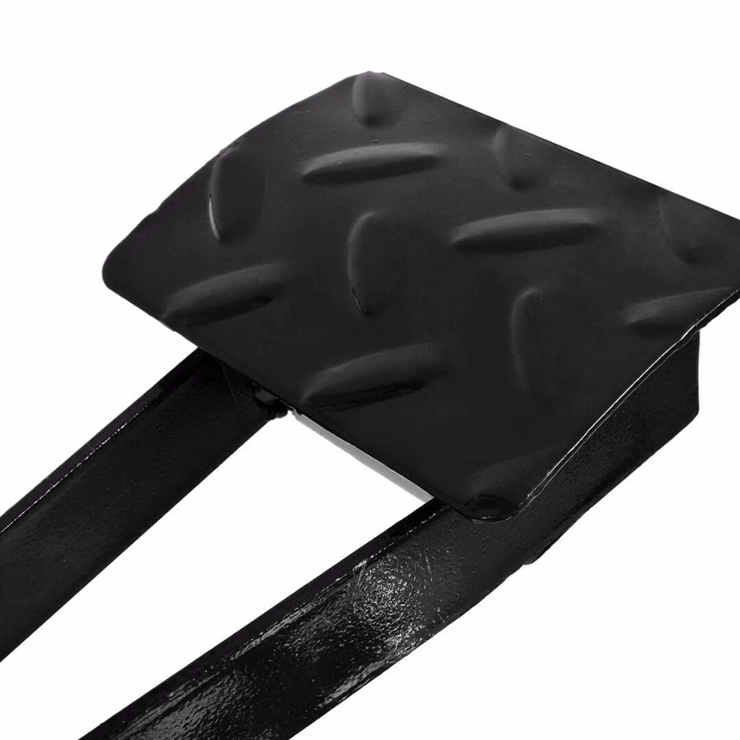 Hydraulic Car Transmission Jack Vertical Lift,1660 Pounds,360°Rotating Wheel Lift,Red