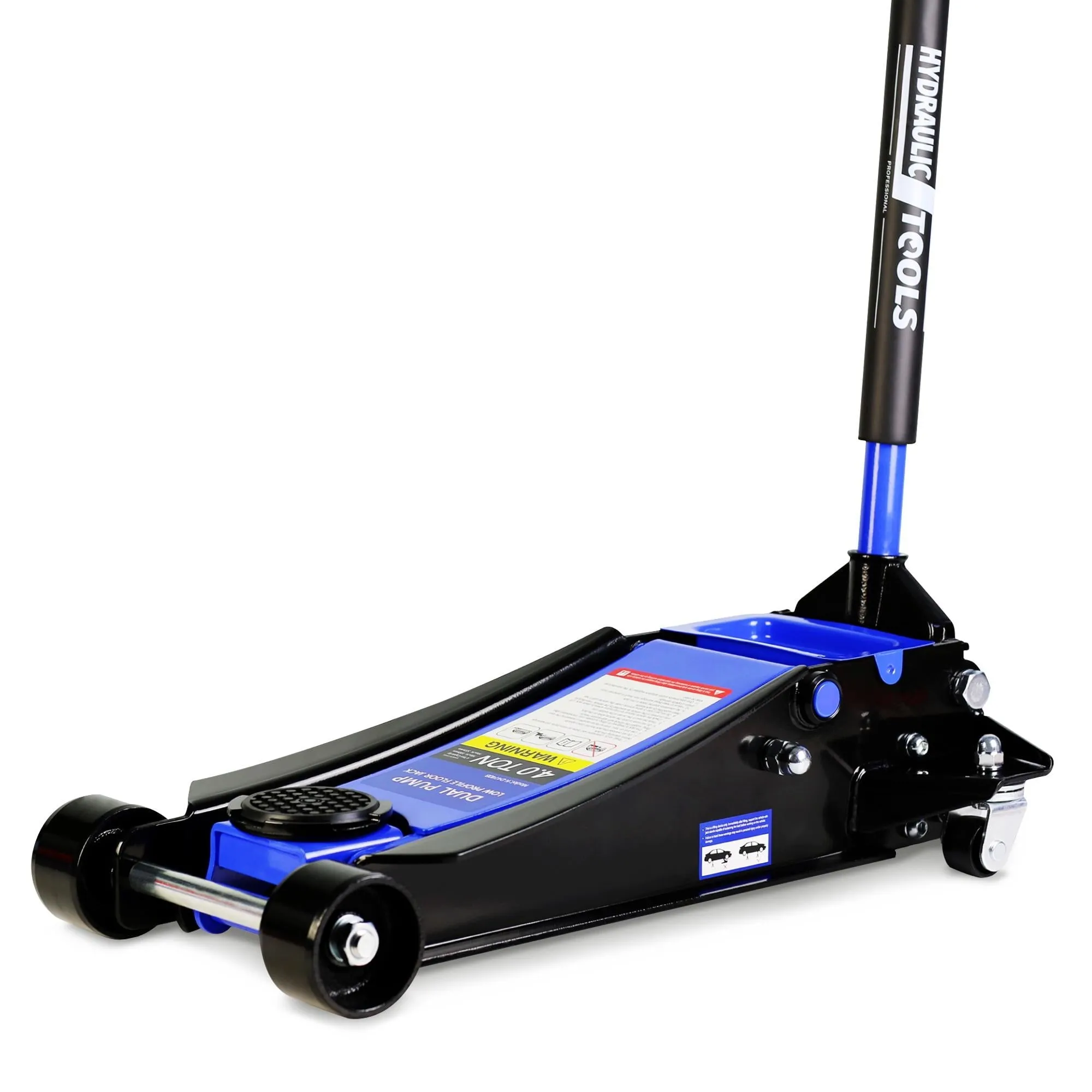 4-Ton Floor Jack, Low Profile Car Jack, Heavy-Duty Trolley Jack Car Lift with Dual Pump Pistons, Lifting Range 4