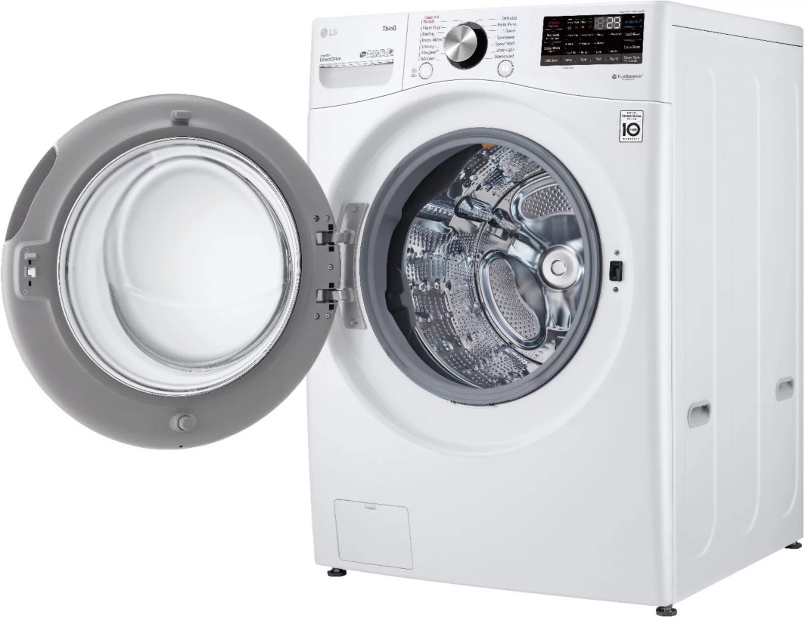 LG �C 5.0 Cu. Ft. High-Efficiency Stackable Smart Front Load Washer with Steam and Built-In Intelligence �C White