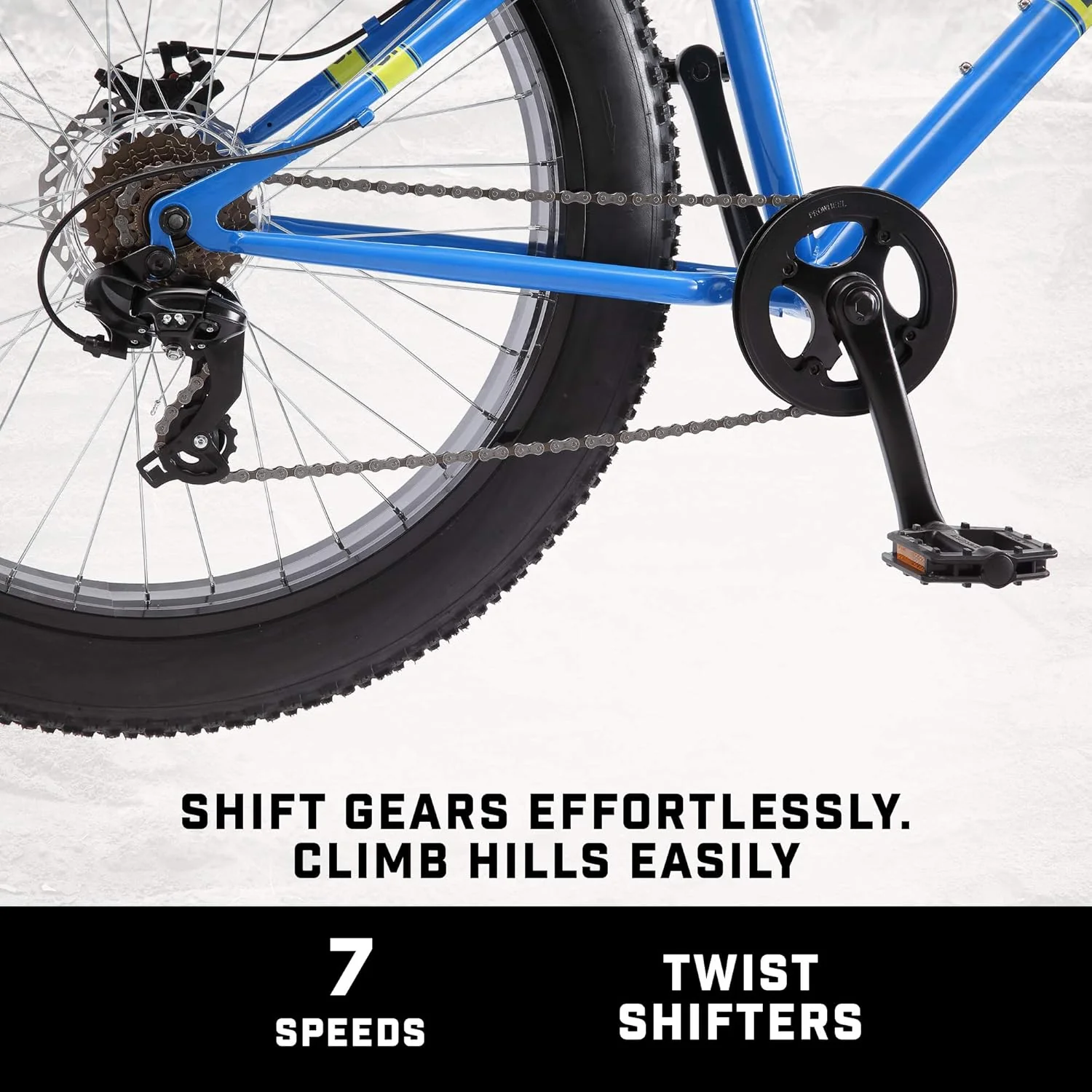 Mongoose Dolomite Fat Tire Mens Mountain Bike