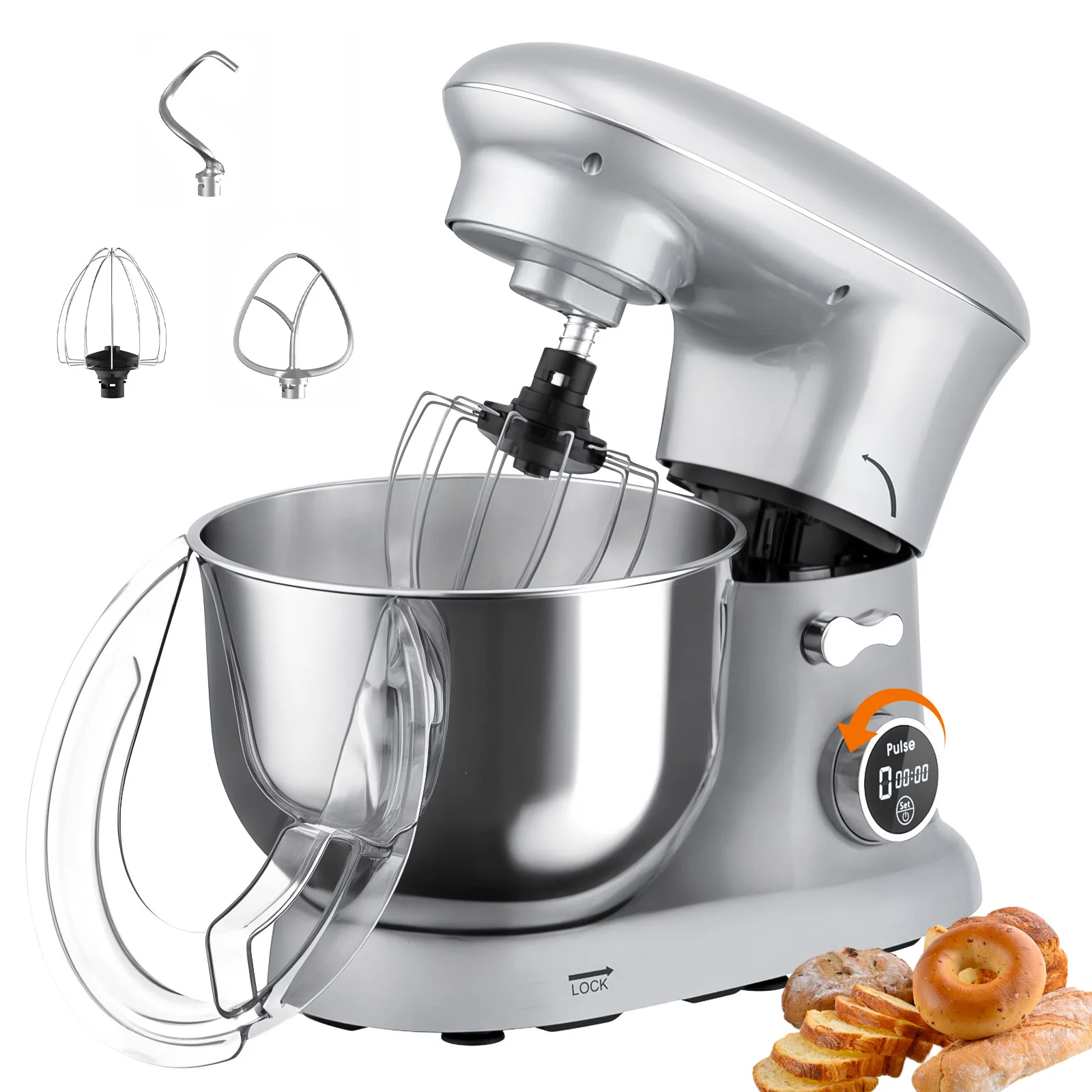 Stand Mixer 8 Speed Kitchen Food Mixer