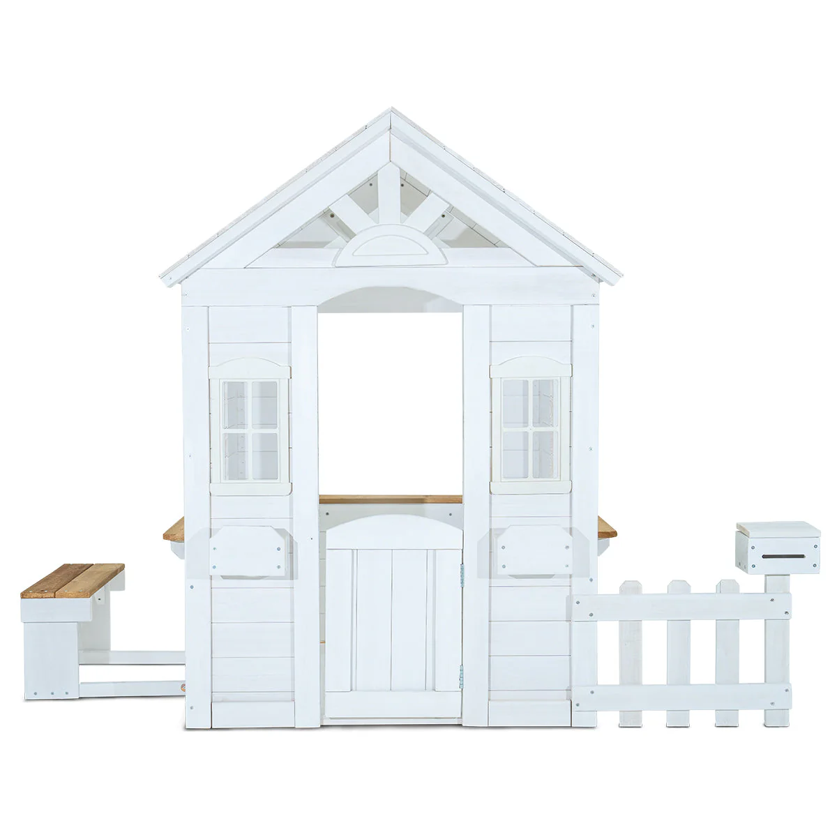 Lifespan Kids Teddy Cubby House in White V2 with Floor
