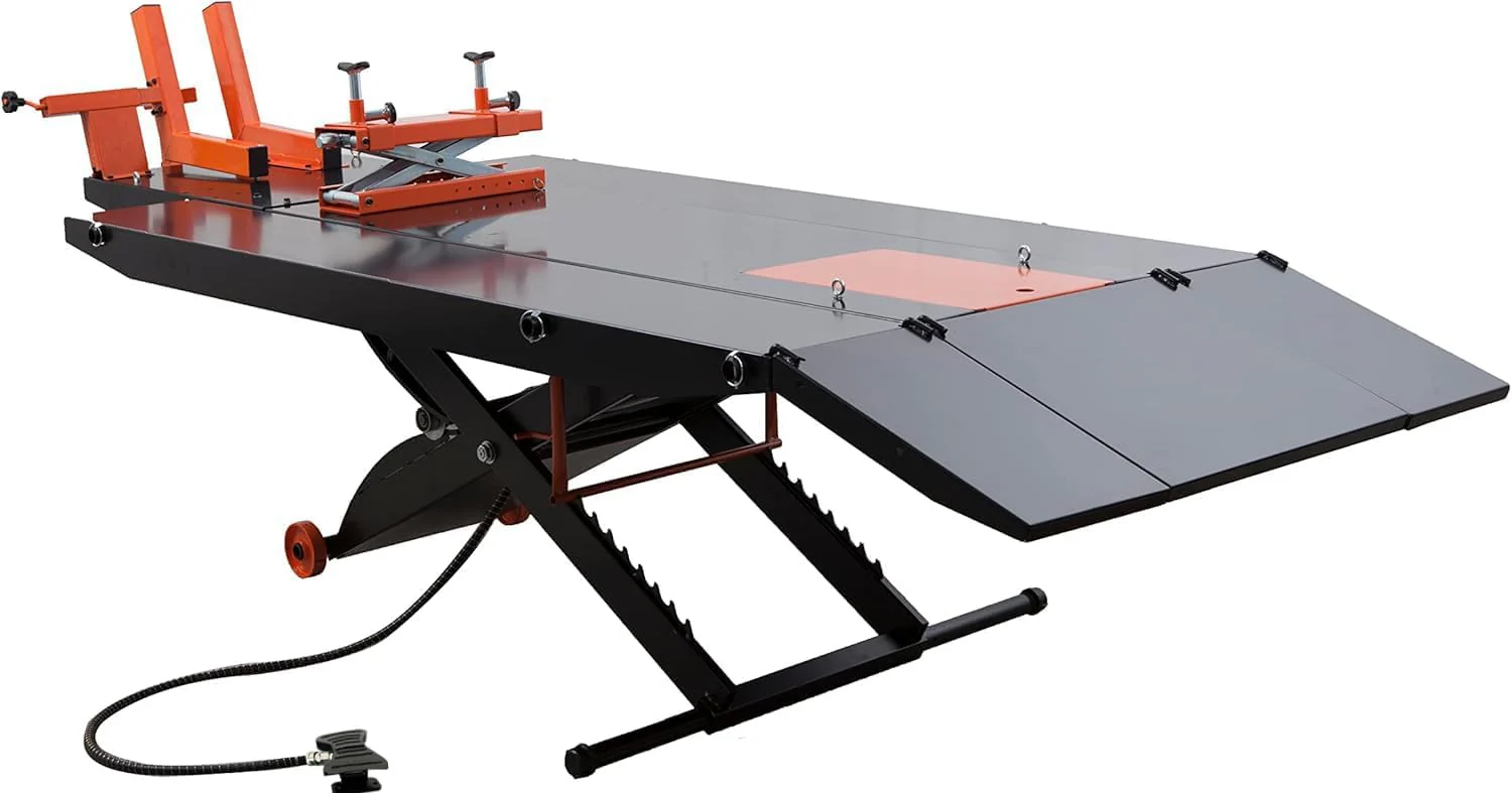 1500LB Air-Operated Motorcycle & ATV Lift Table �C 48