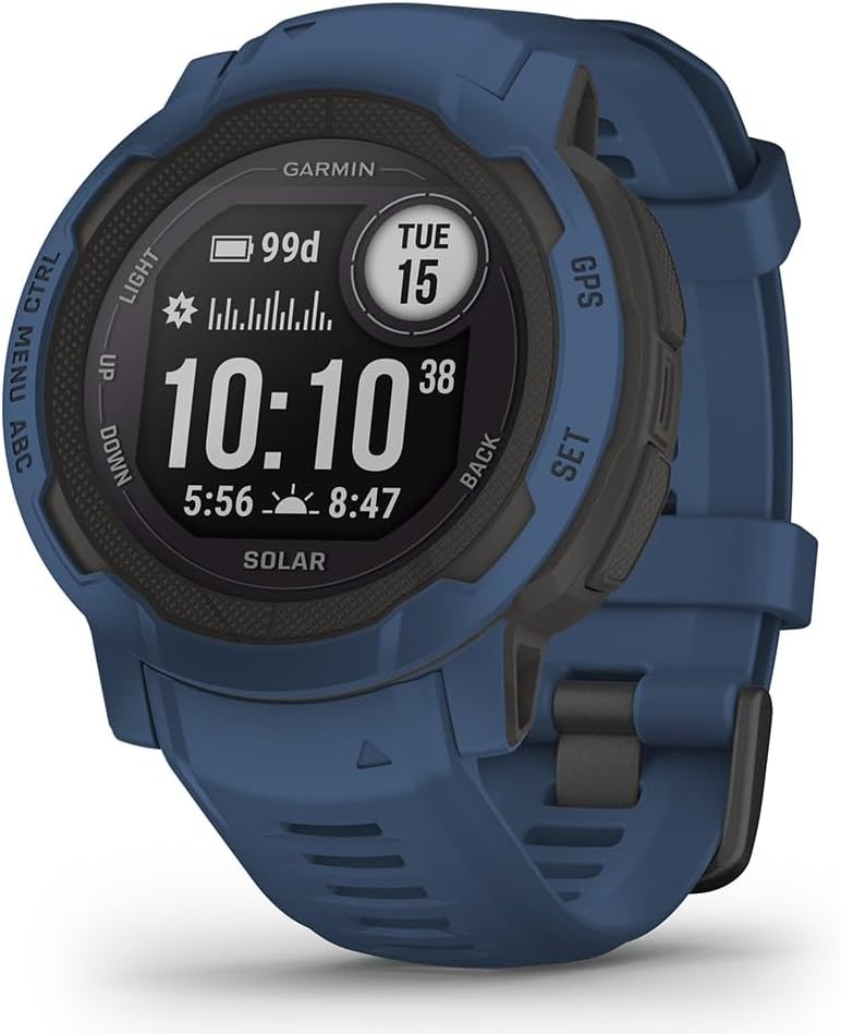 Garmin Instinct 2 Solar, Graphite, Rugged GPS Smartwatch