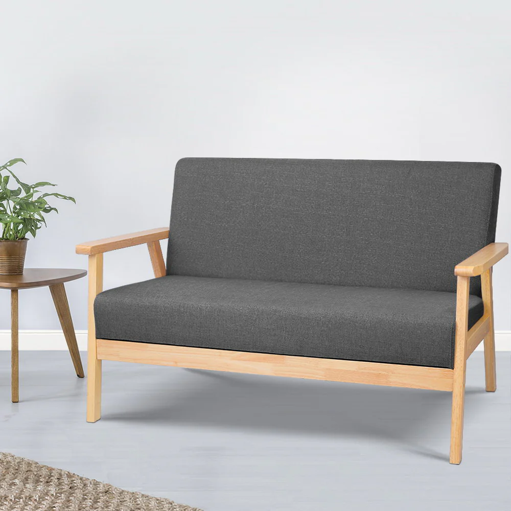 Artiss 2-Seater Sofa Armchair Skane