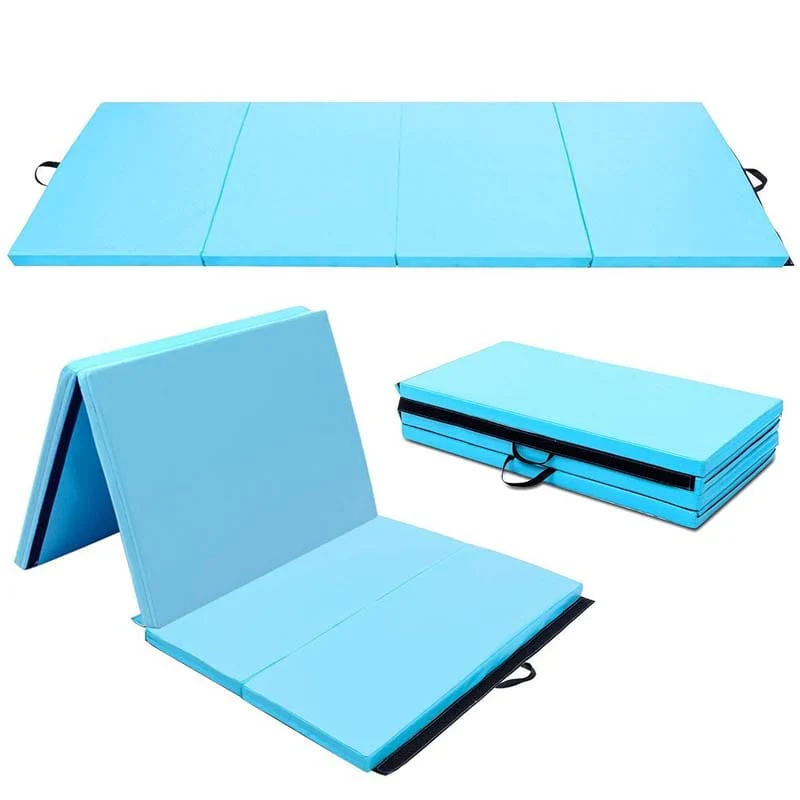 8' x 4' Anti-Tear Folding Gymnastics Mat for Yoga Fitness, 2