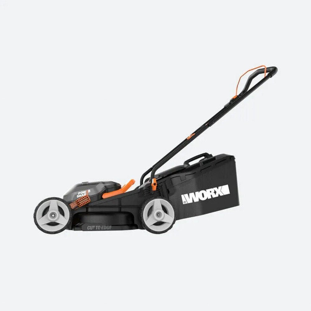 Worx 40V Cordless Lawn Mower 14 with Intellicut, Mulching, 2x20V 4.0Ah Batteries and Charger Included