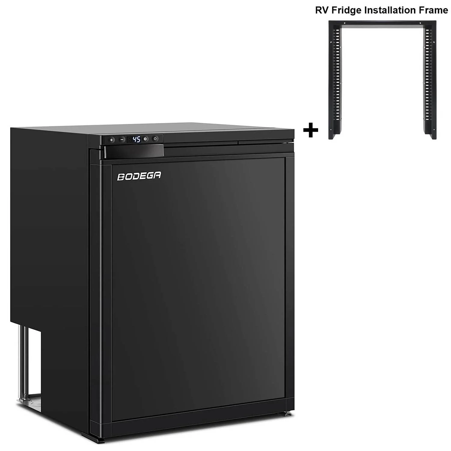 12 Volt RV Refrigerator 2.3cu.ft 65L RV Fridge and Freezer