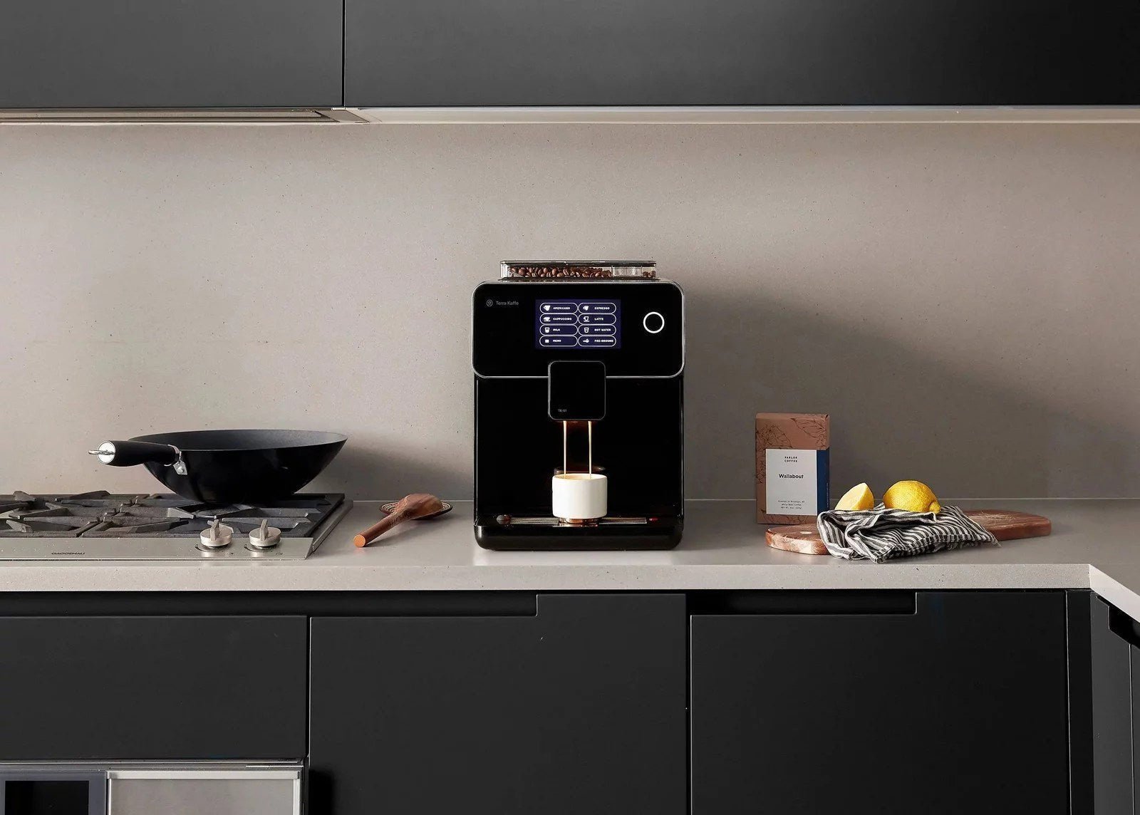 Terra Kaffe TK-01 Espresso Machine �C Black