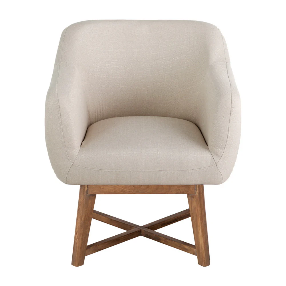 Artiss Armchair Tub Chair Beige Aston