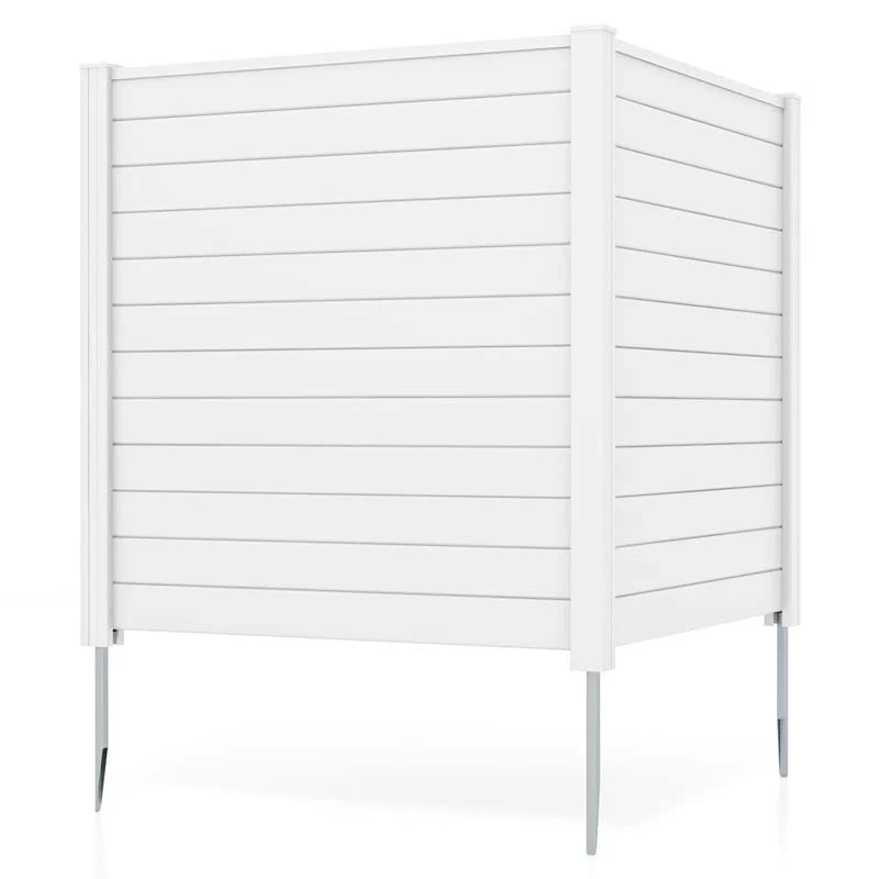 2/4 Panel Air Conditioner Fences for Garden Yard, 48