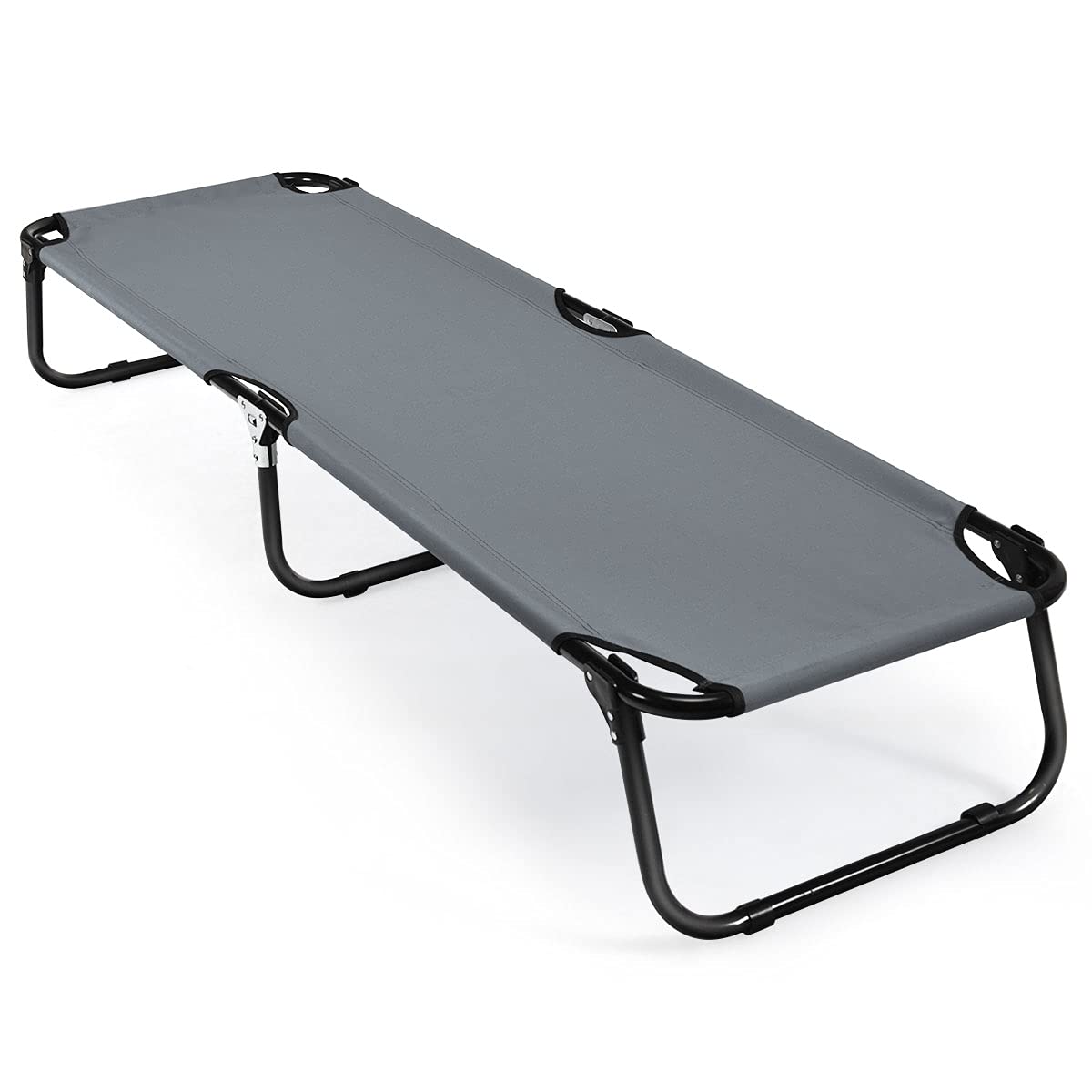 Folding Camping Cot, Heavy Duty Collapsible Foldable Bed