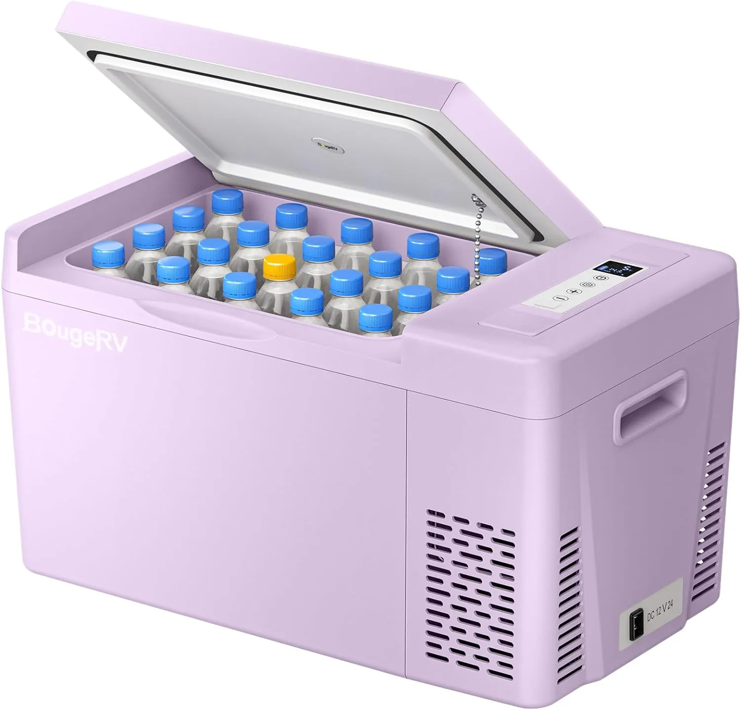 12 Volt Refrigerator 12V Car Fridge 23 Quart Portable Freezer Compressor Cooler 12/24V DC 110~240 Volt AC for Truck Van RV Camper SUV Travel Camping Road Trips Tailgating -7�H~50�H