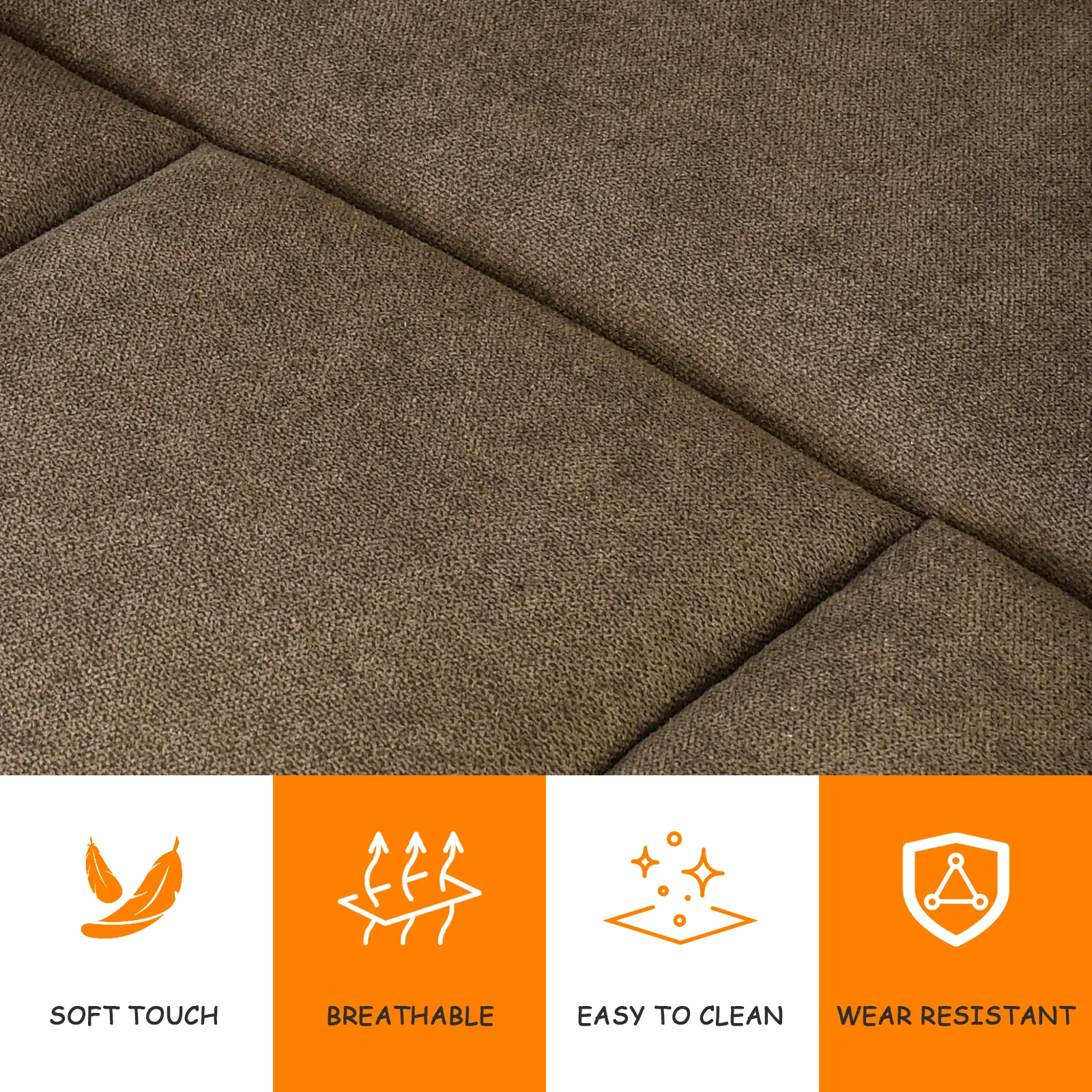 Recliner Chair 45-140 Degree tilt Brown