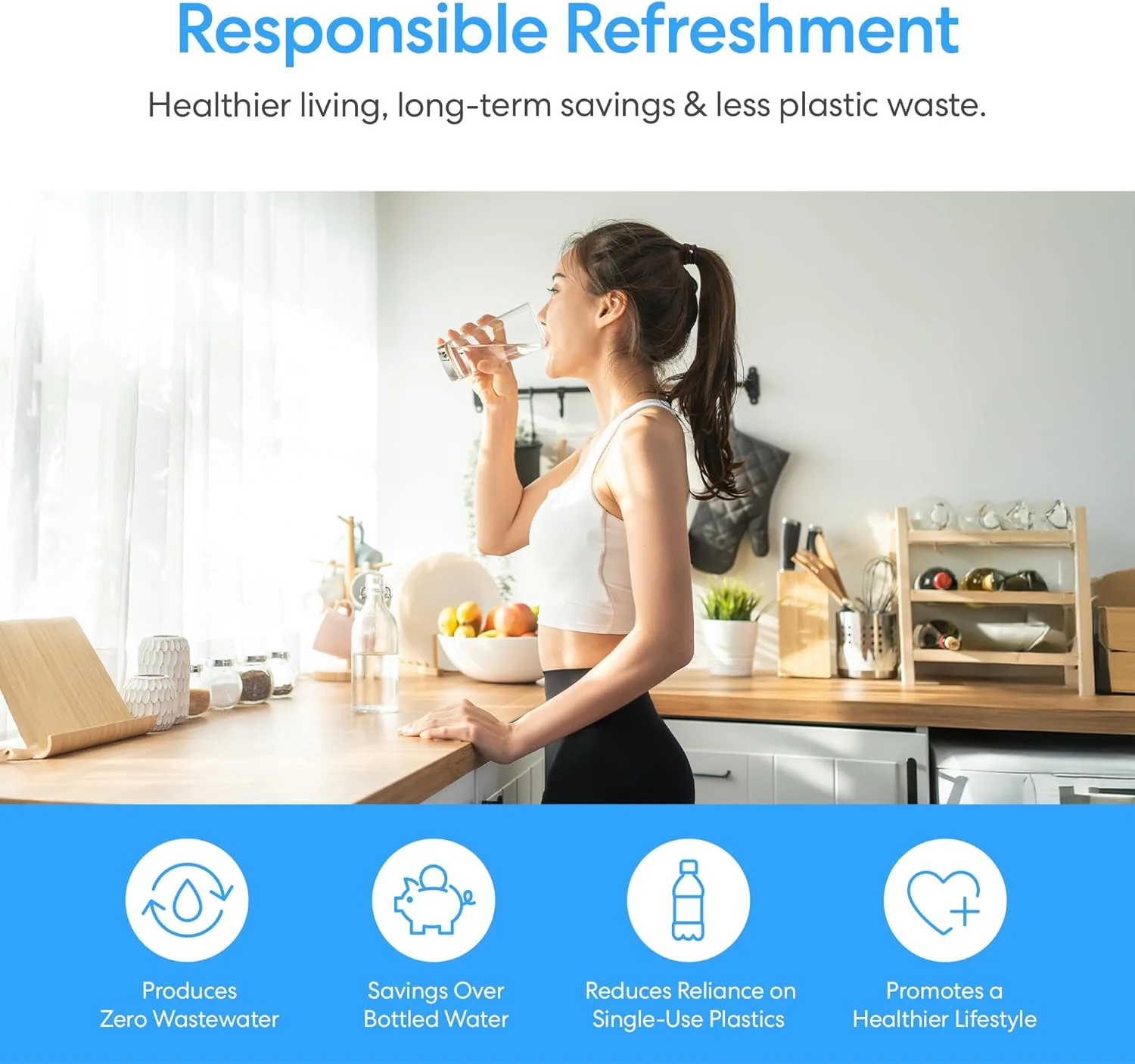 Bottom Loading Water Cooler Dispenser for 5 Gallon Bottles - 3 Temperatures with Hot, Room & Cold Spouts, Child Safety Lock, LED Display with Empty Bottle Alert, Stainless Steel