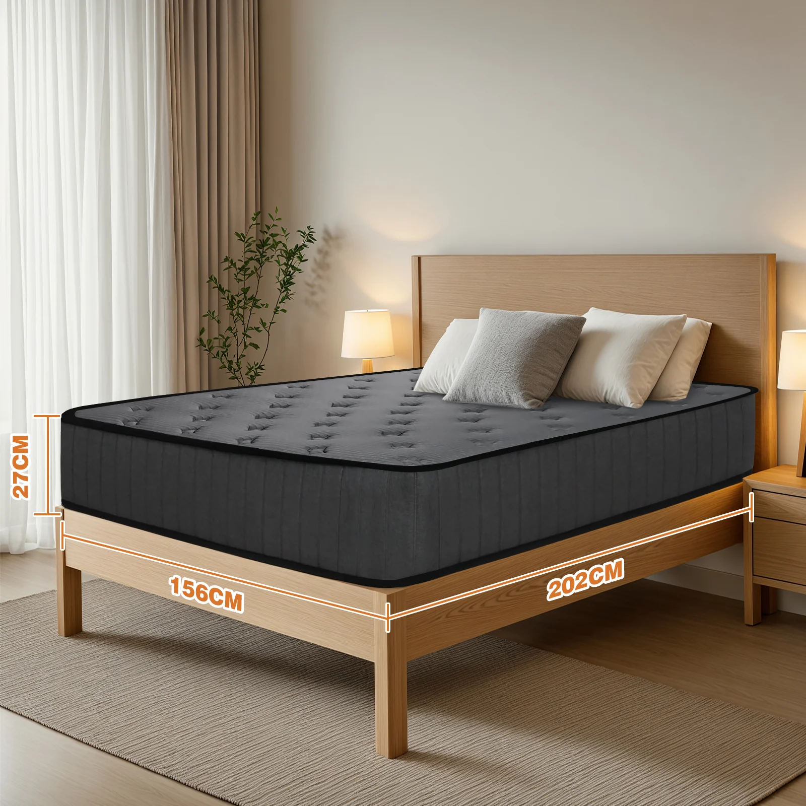 Mattress Medium Firm 27cm