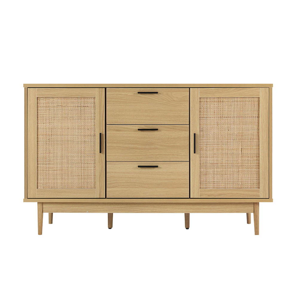 Artiss Rattan Buffet Sideboard - BRIONY Oak