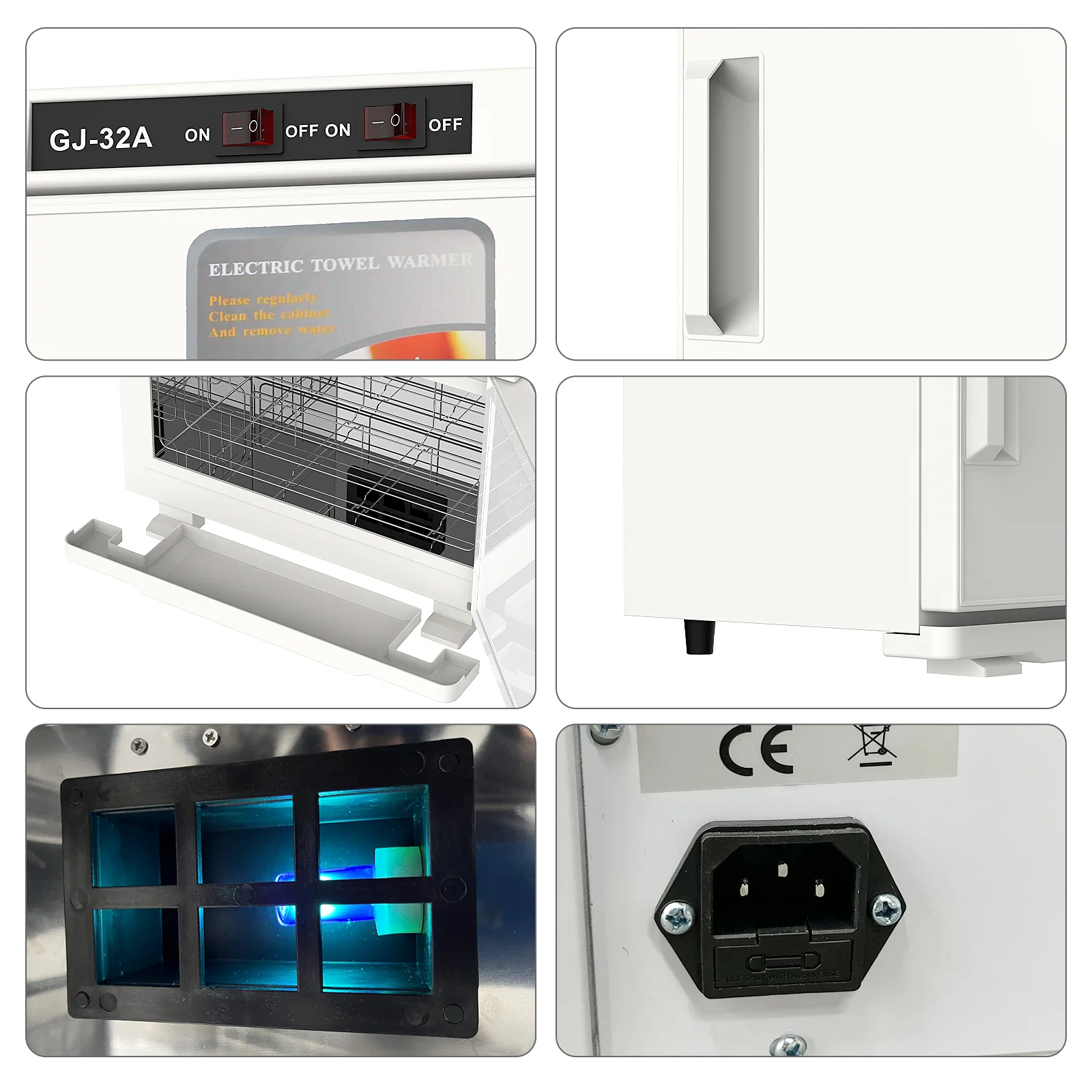 Electric Warmer Towel Cabinet 32L