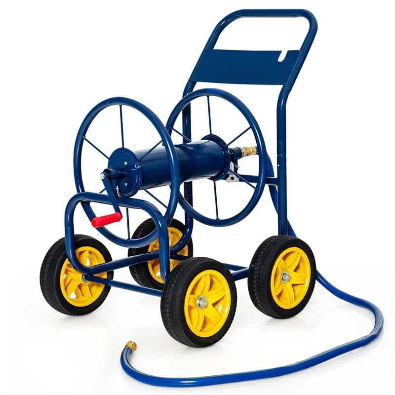Garden Hose Reel Cart Holds 330 FT of 3/4