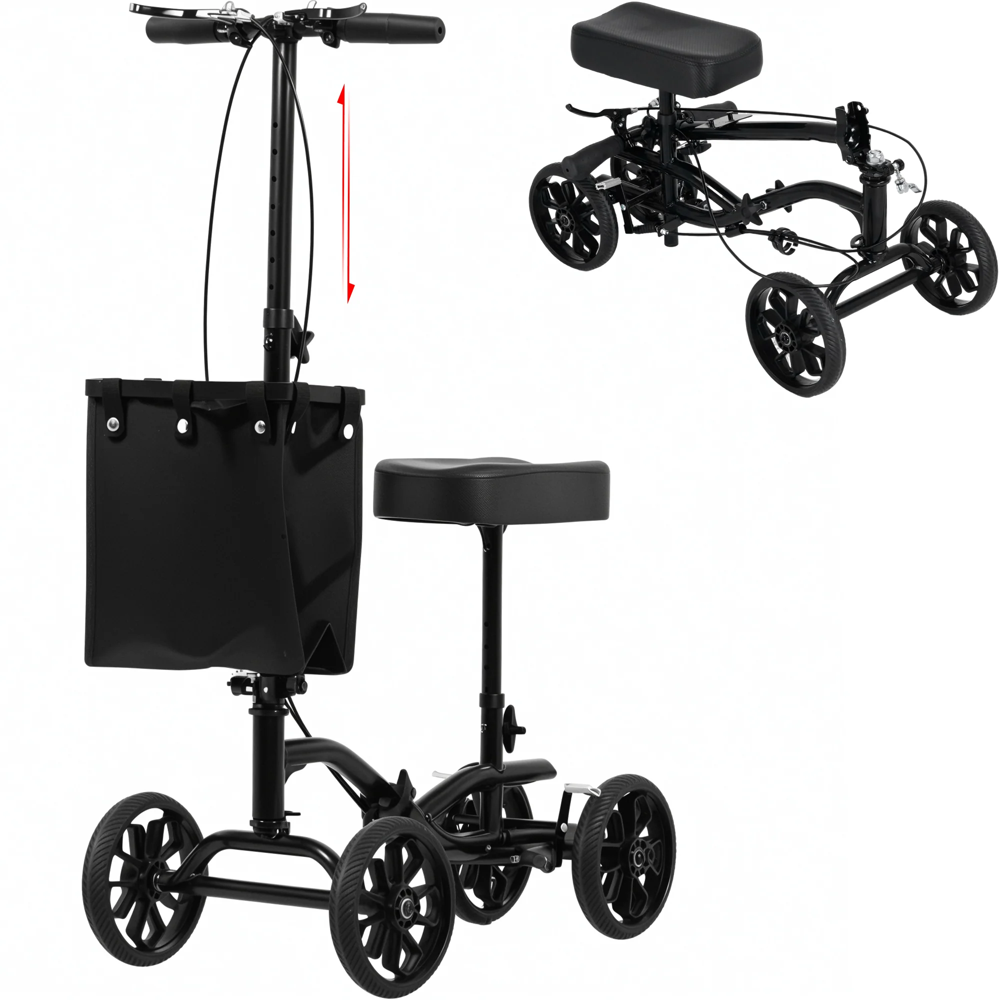 Knee Walker Scooter with 10