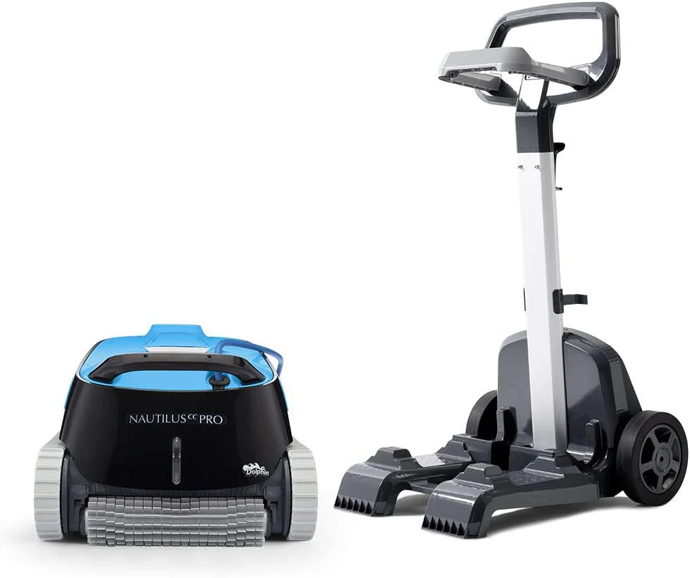 Robotic Pool Vacuum Cleaner All Pools up to 33 FT - Wall Climbing Scrubber Brush