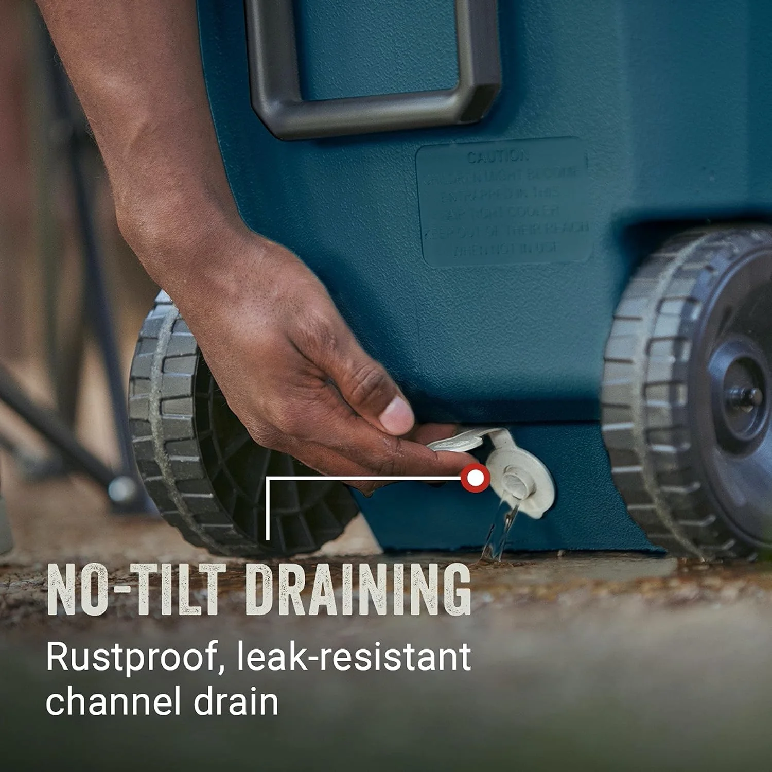 Coleman Classic Series Insulated Portable Wheeled Cooler, Leak-Resistant Outdoor Hard Cooler Keeps Ice up to 5 Days, 100-Quart