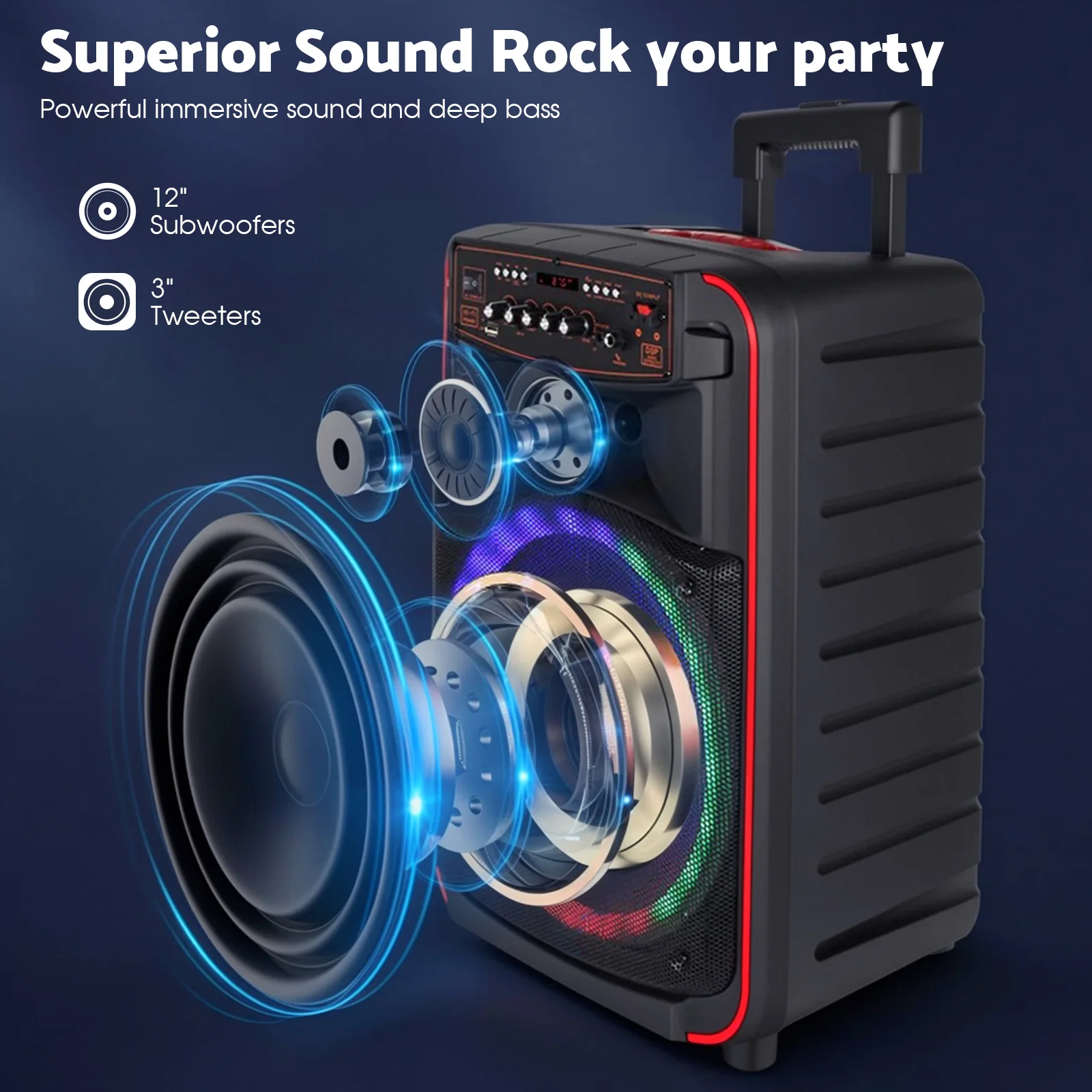 Karaoke Machine Portable Bluetooth Karaoke Speaker