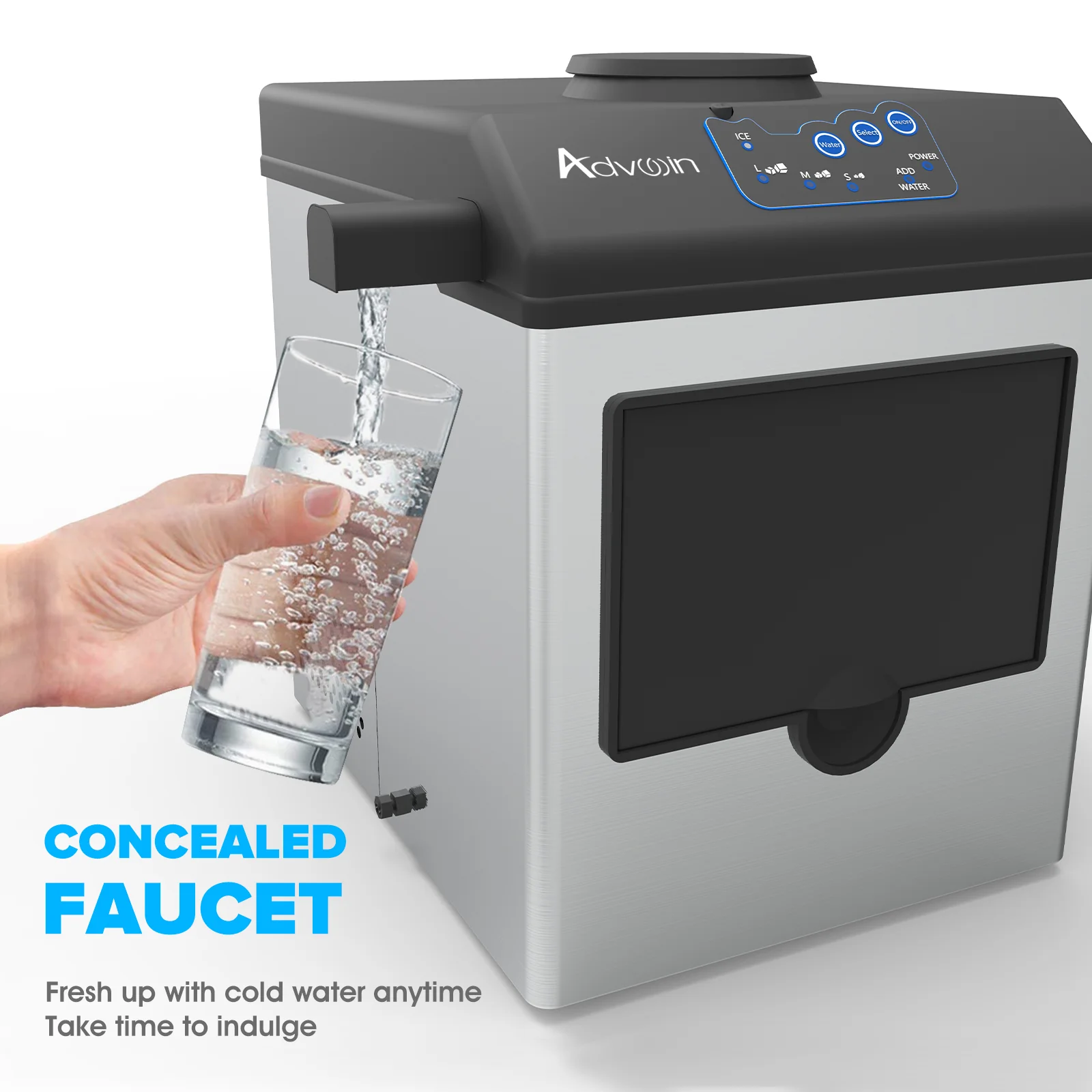 Countertop Water Dispenser Portable Ice Maker