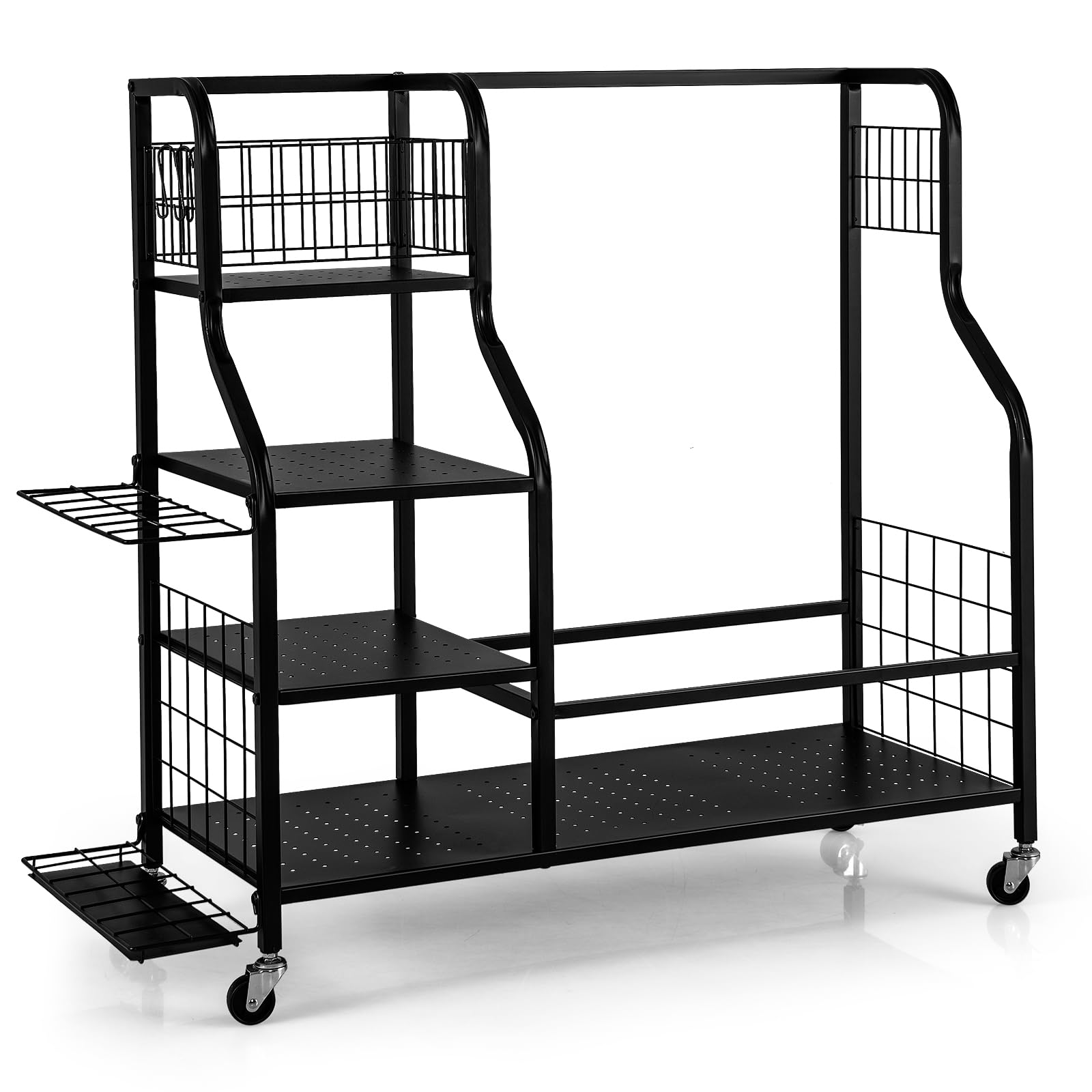 Golf Bag Storage Garage Organizer, Extra Large Storage Stand for 2 Golf Bags