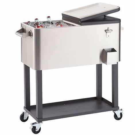Stainless Steel Cooler with Cover (100 Quart)