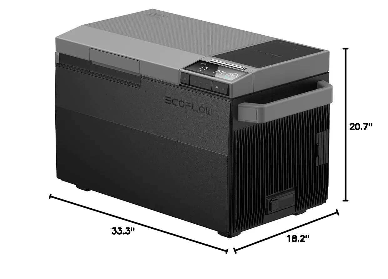 Car Refrigerator, 40 Qt(38L) Portable Refrigerator, Electric Cooler with Ice Maker, Dual Zone WIFI APP Control(-13��~50��), 12/24V DC/AC For Camping, Travel, Fishing, Outdoor, Truck