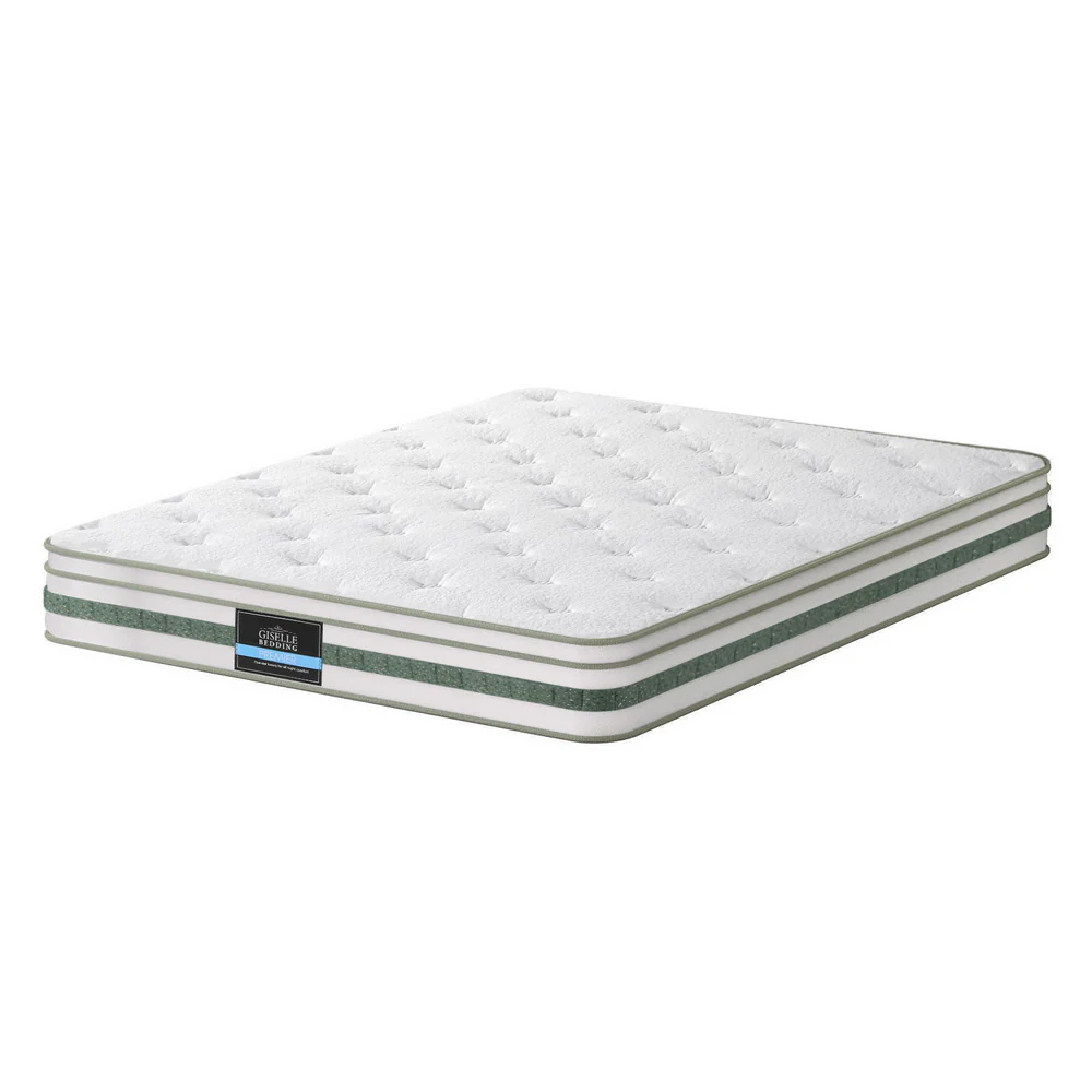 20cm Giselle Mattress Queen Green Tea Mattresses