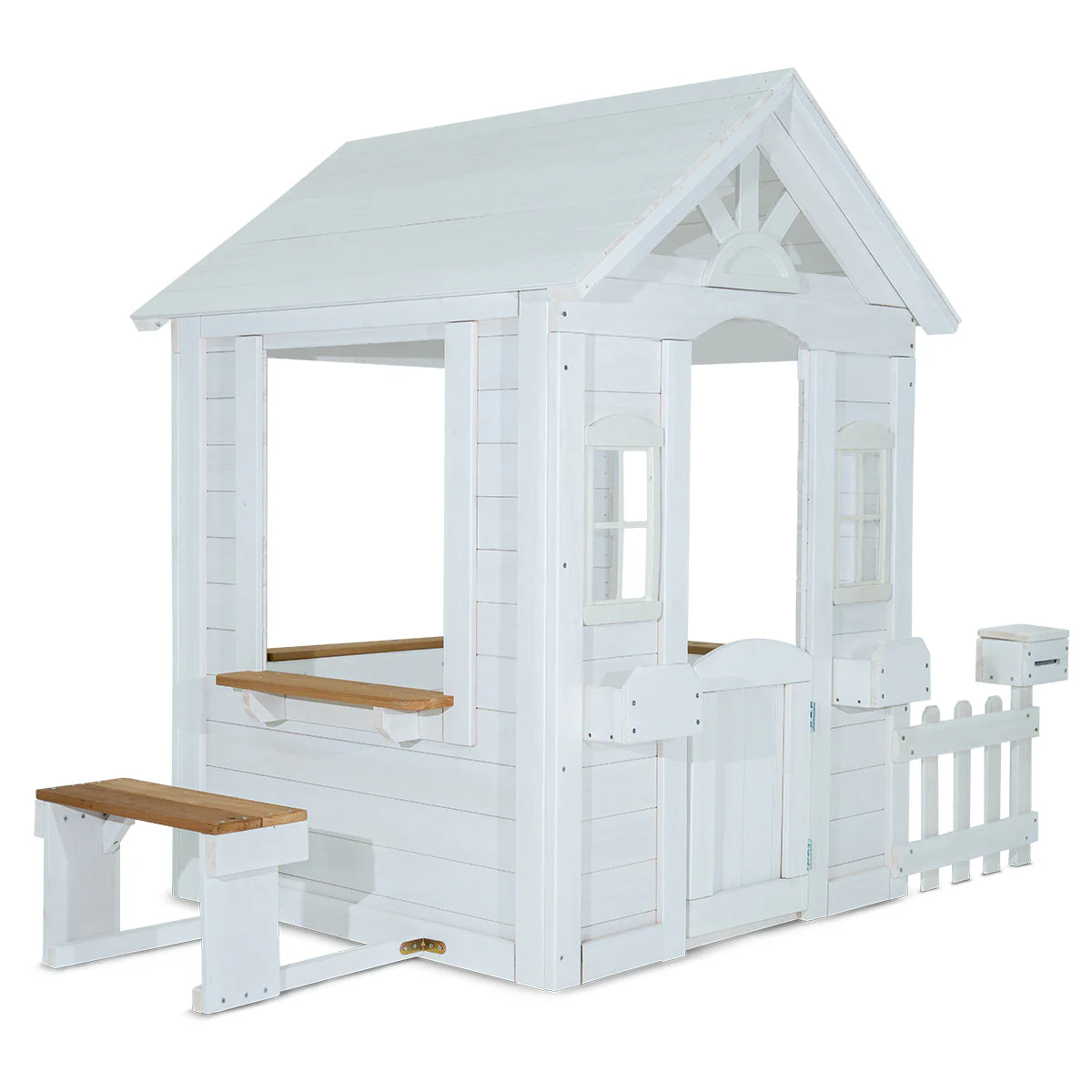 Lifespan Kids Teddy Cubby House in White V2 with Floor