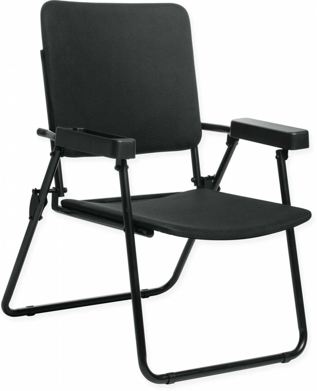 Folding Chair for Massage Cushions in Black