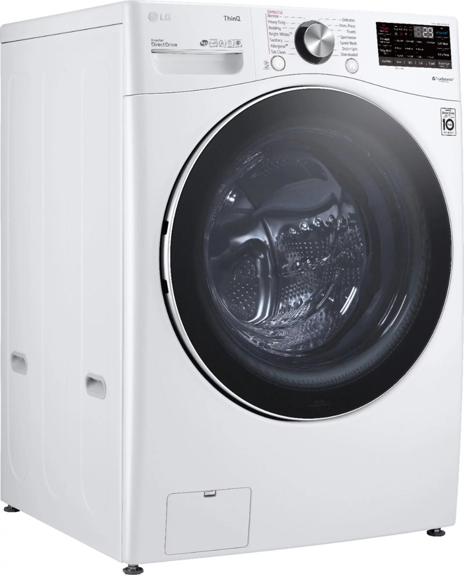 LG �C 5.0 Cu. Ft. High-Efficiency Stackable Smart Front Load Washer with Steam and Built-In Intelligence �C White
