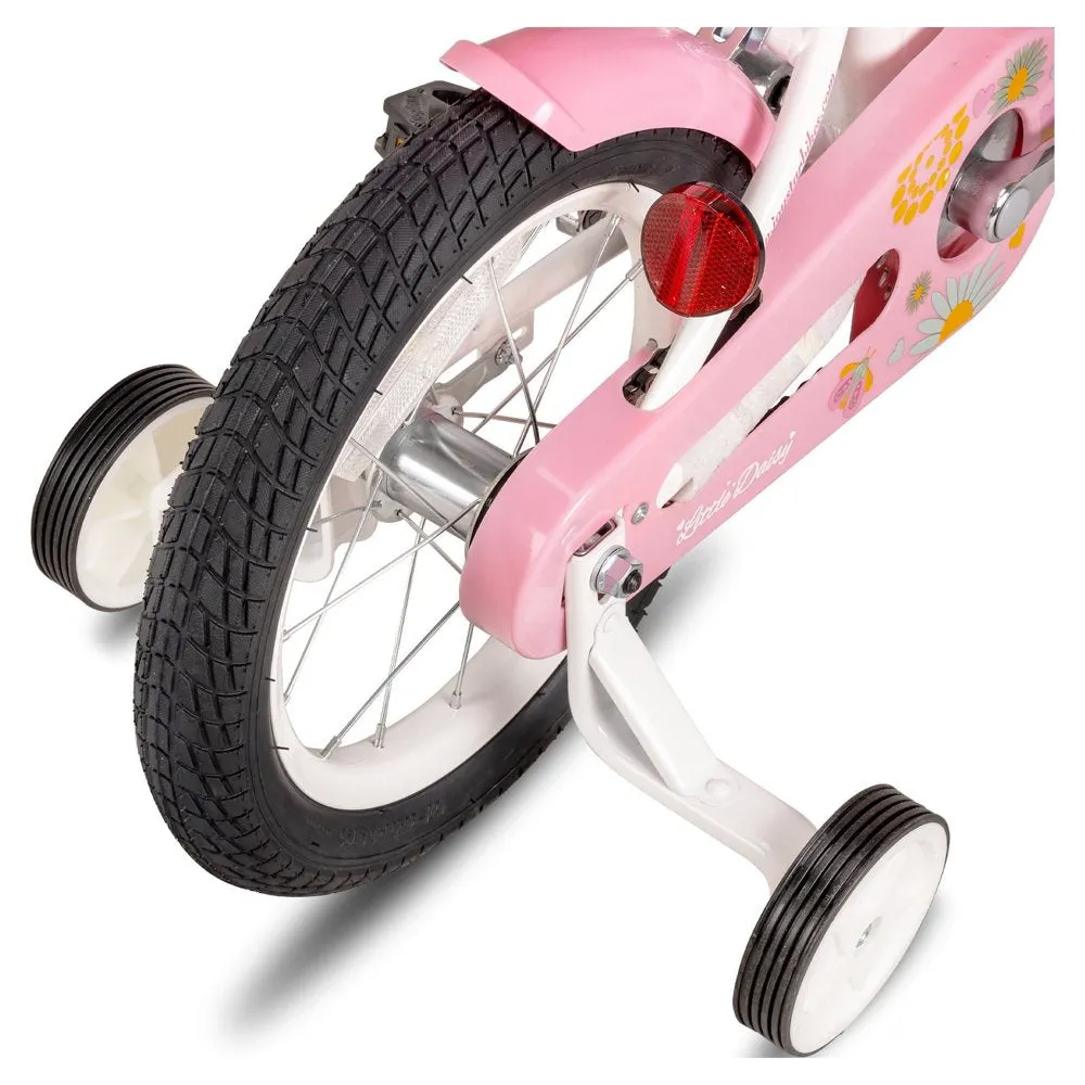 Little Daisy 12 Inch Kids Bike for 2 3 4 Years Girls with Training Wheels