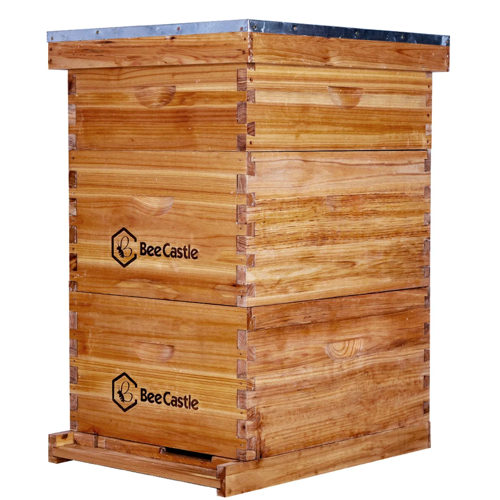 BeeCastle 10 Frame Langstroth Bee Hive Coated