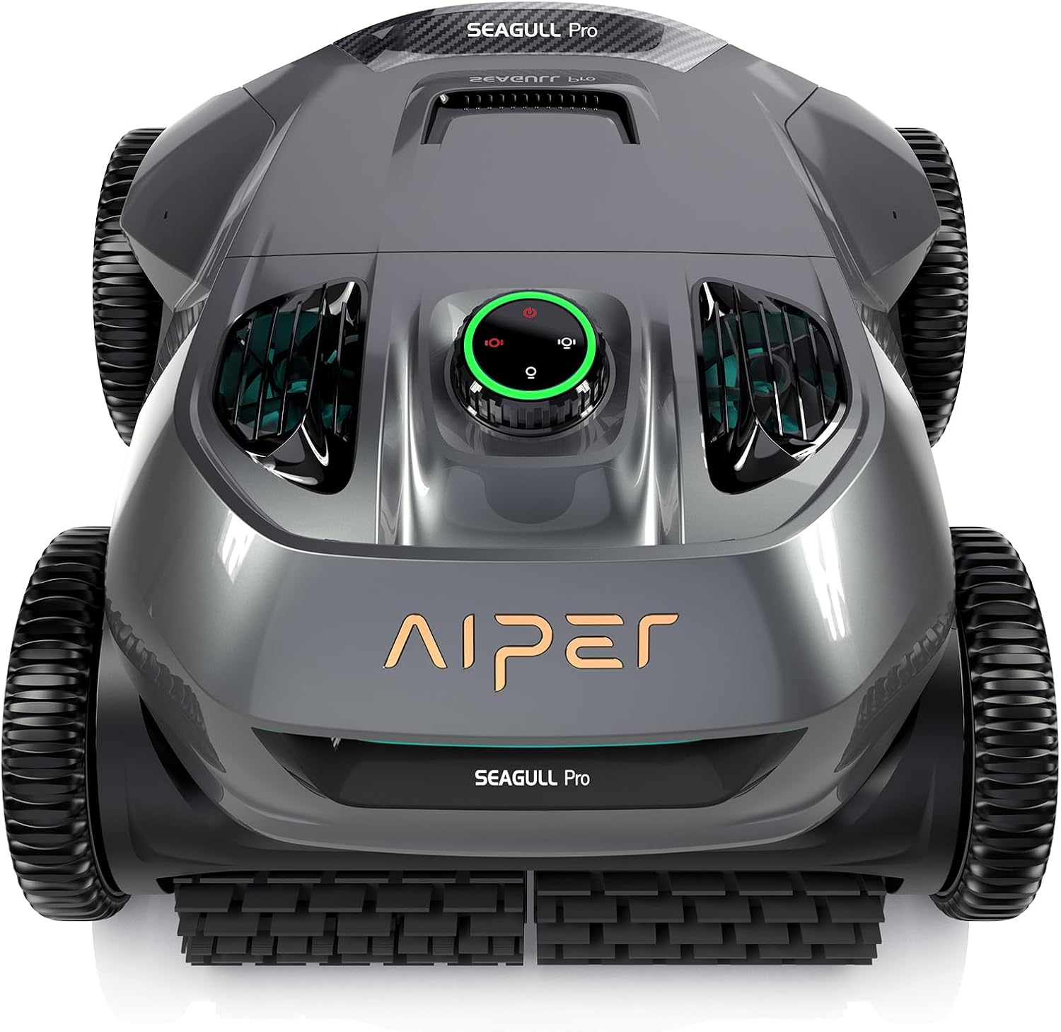 AIPER Seagull Pro Cordless Robotic Pool Cleaner, Wall Climbing Pool Vacuum Lasts up to 150 Mins, Quad-Motor System, Smart Navigation, Ideal for In-Ground Pools up to 150m²