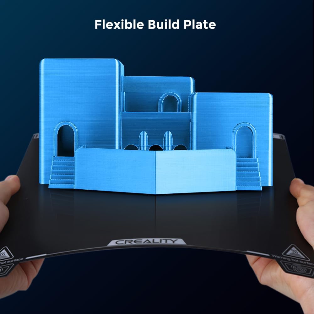 2024 New Version Creality K1C 3D Printer, 600mm/s Fast Printing Speed and Clog-free Direct Extruder, Support 300�� Printing and Carbon Fiber Filament, Auto Leveling and AI Camera 8.66*8.66*9.84 inch